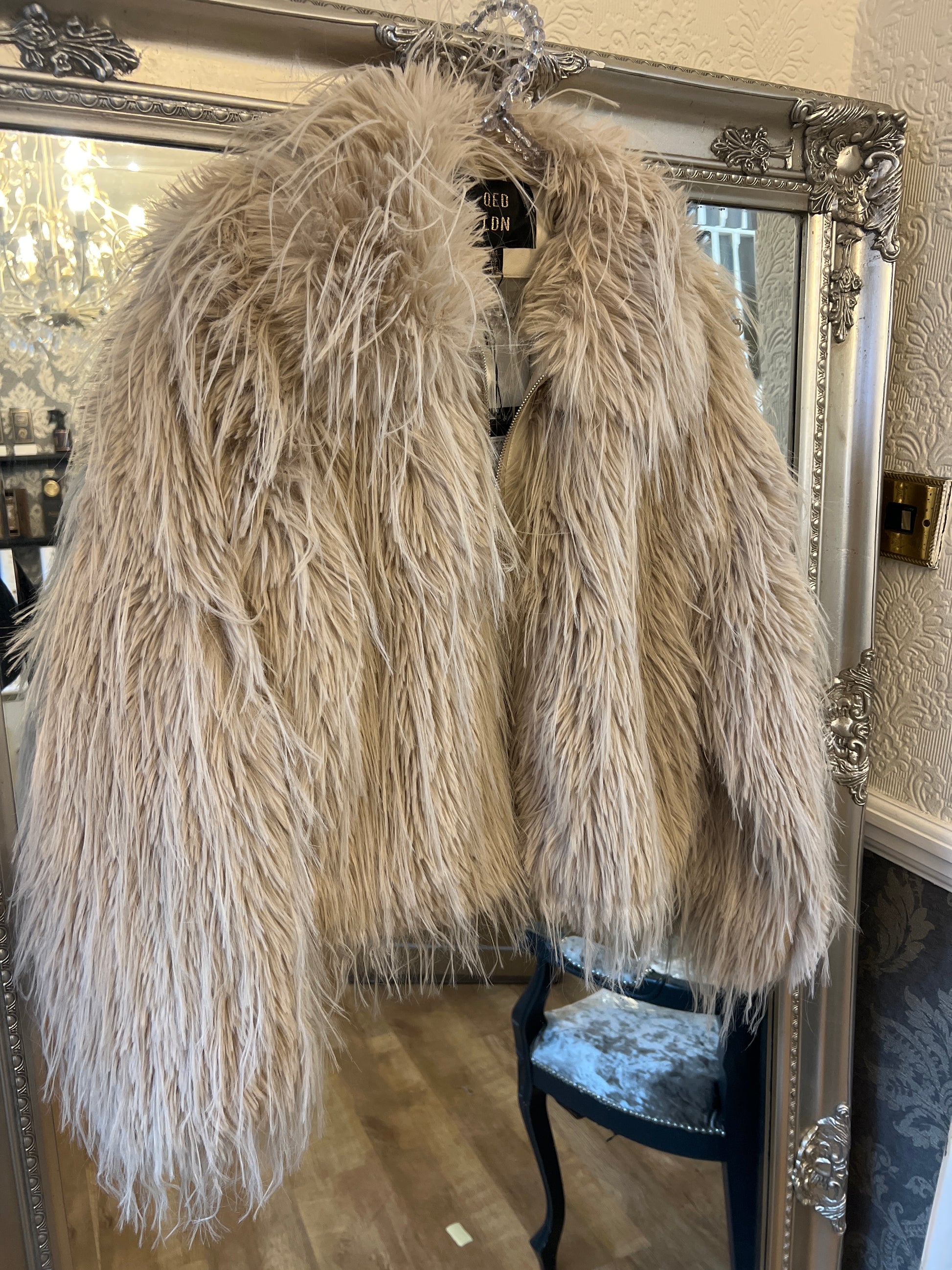Lulu Lux fur coat