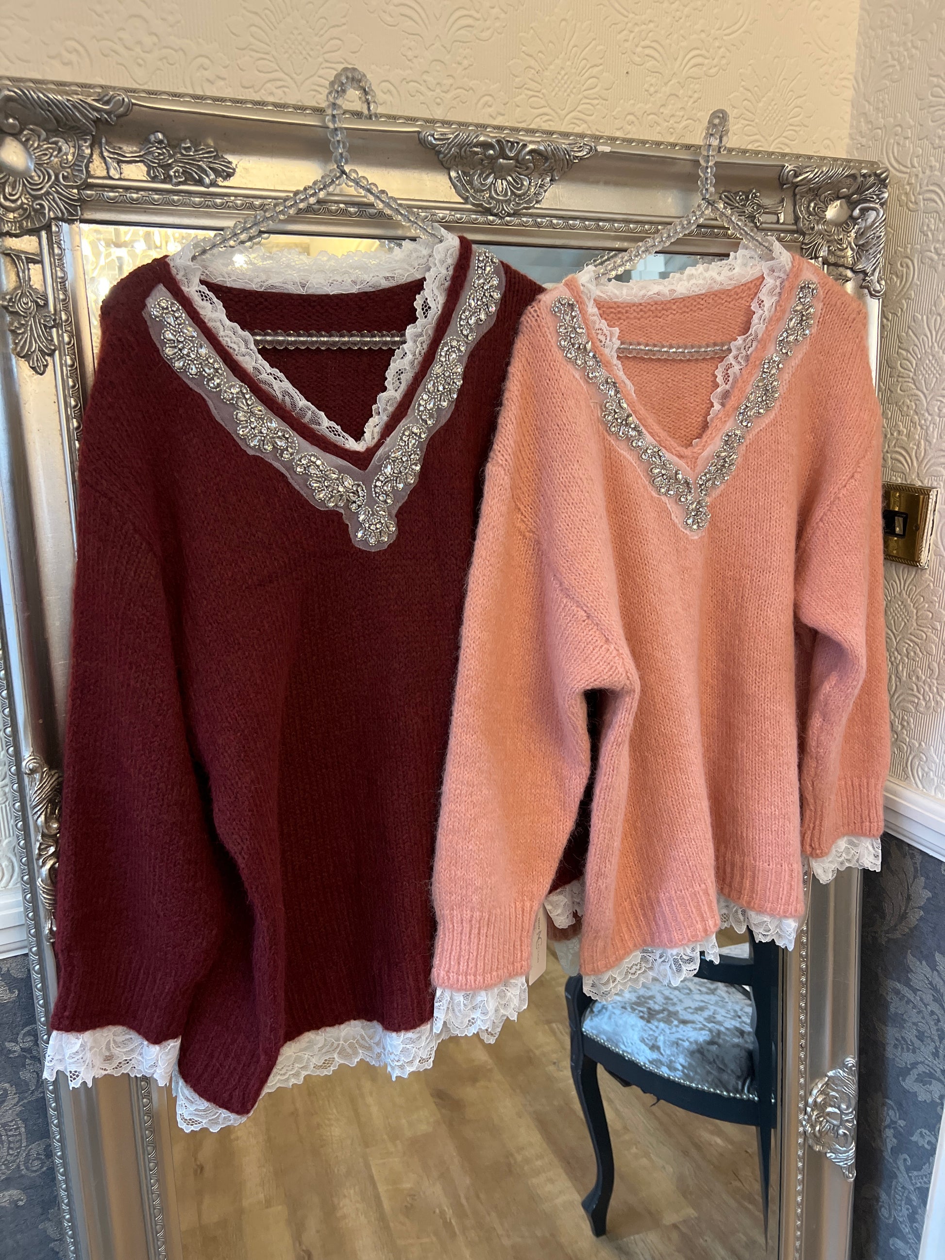 Dorathy jumper with diamond detail (size 10-20)