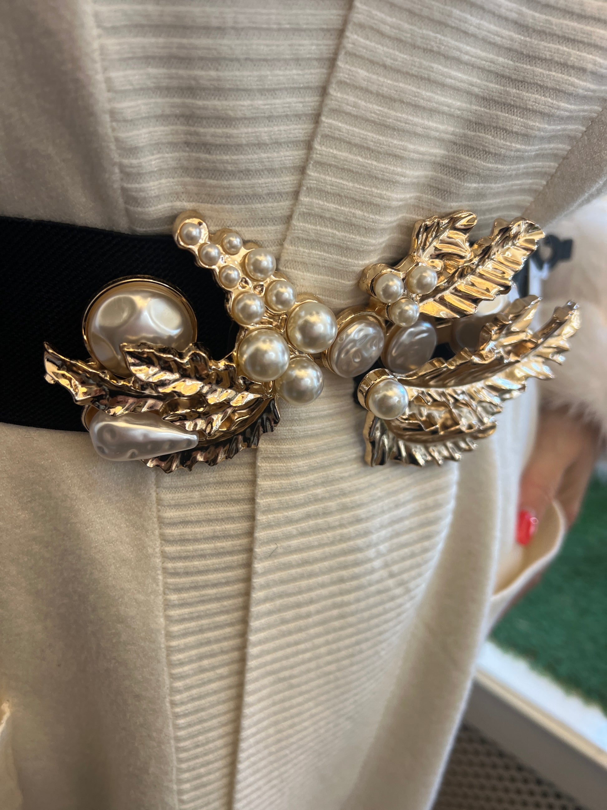 Pearl detail Belt (one size fits all)