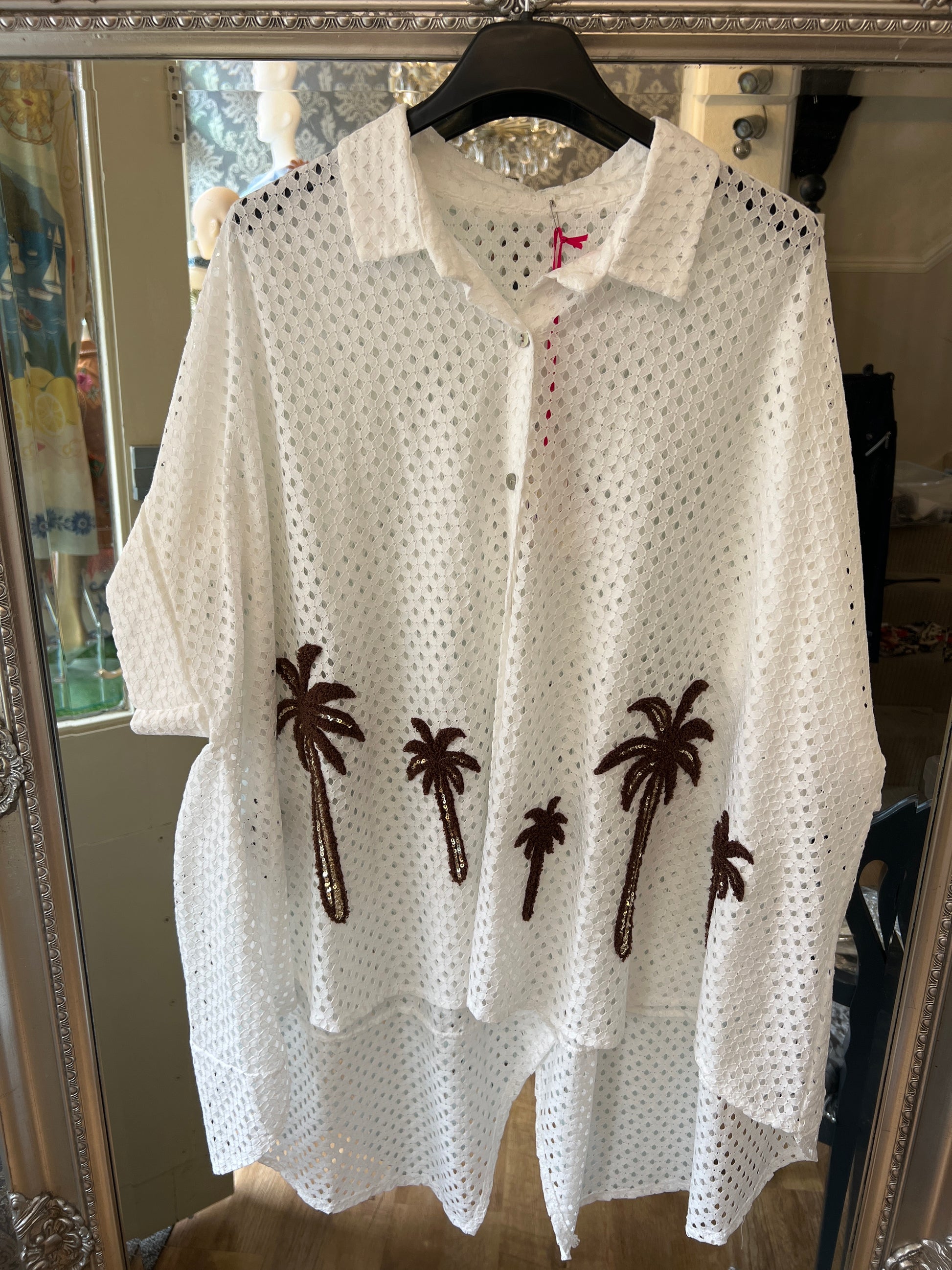 Crochet palm top (Size 10-22)