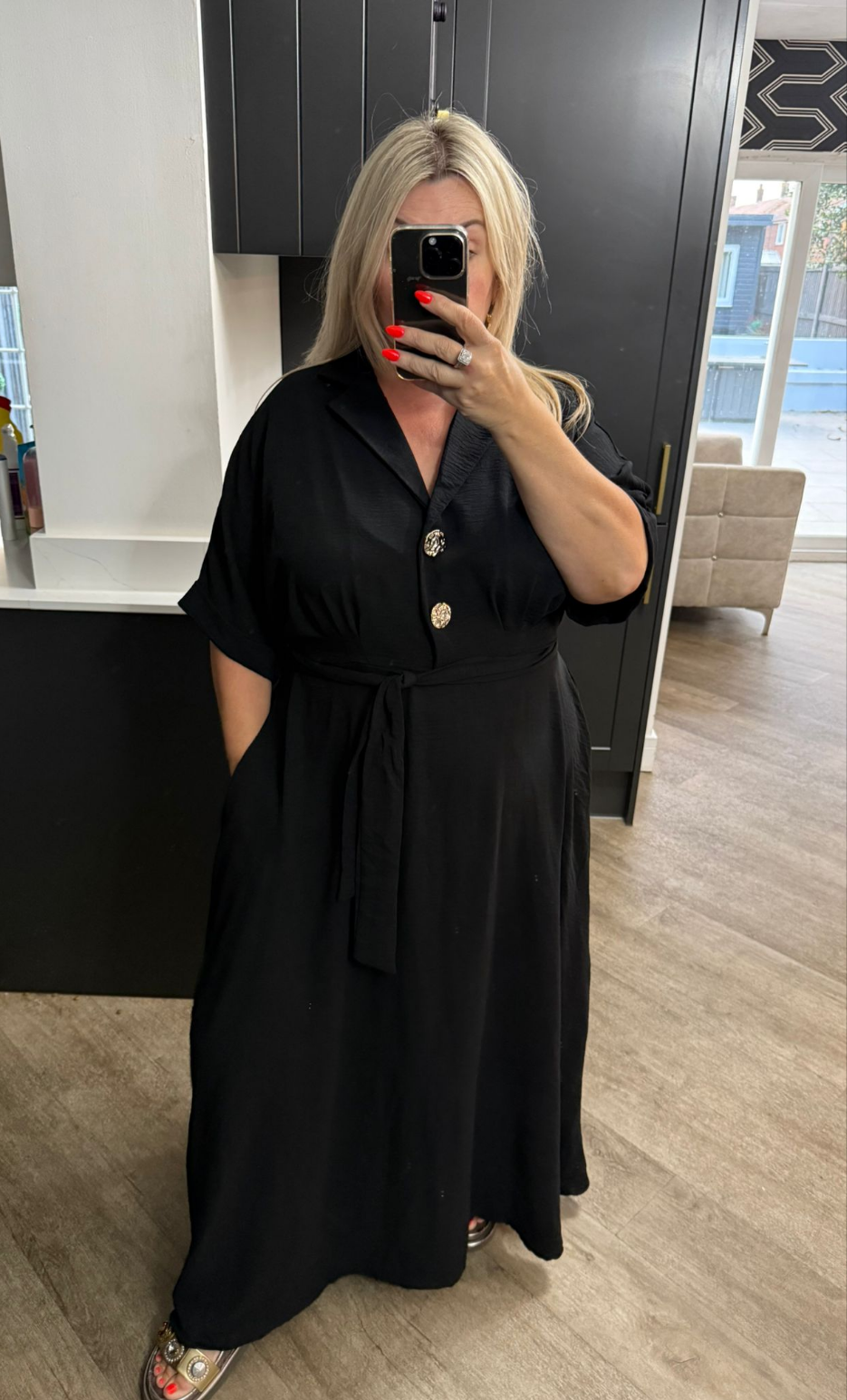 Casey tie up dress