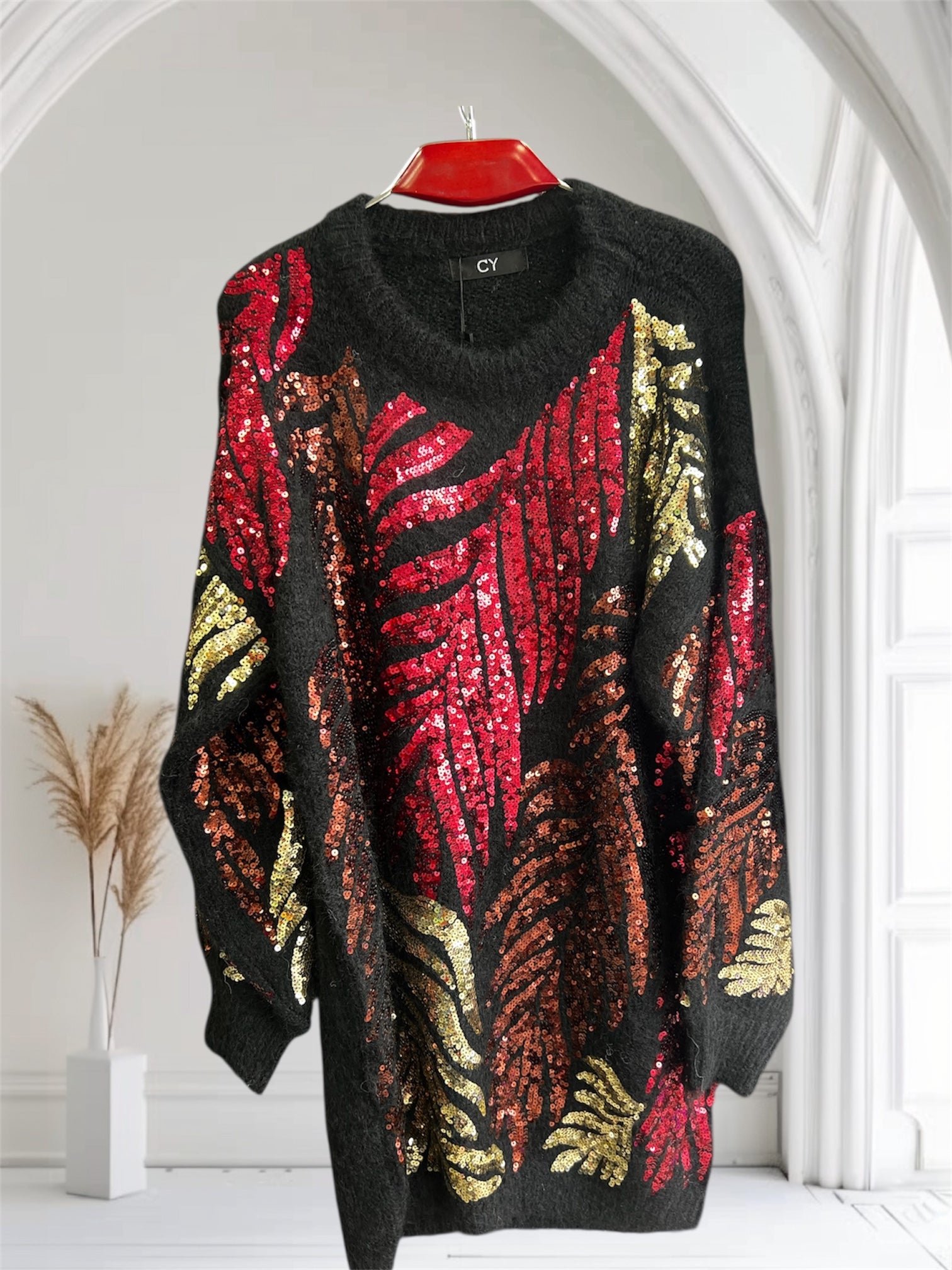 Silvia sequin jumper Dress (Size 10-20)