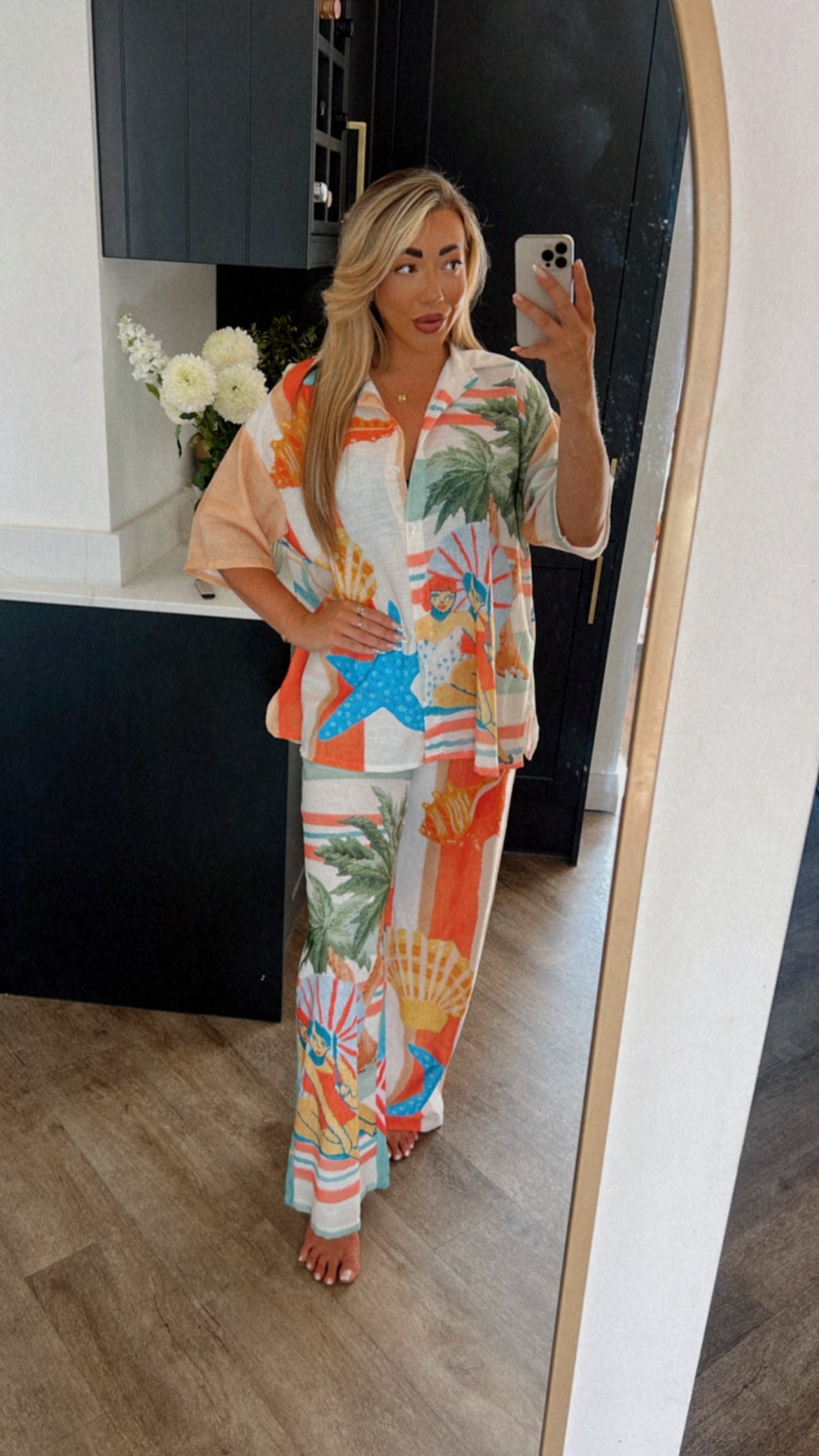 Summer trouser co ord sets (size 10-14)
