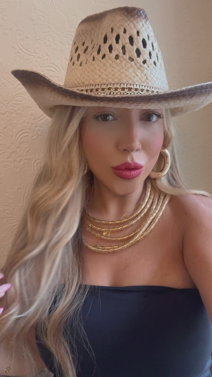 Cowgirl Detailed Hat