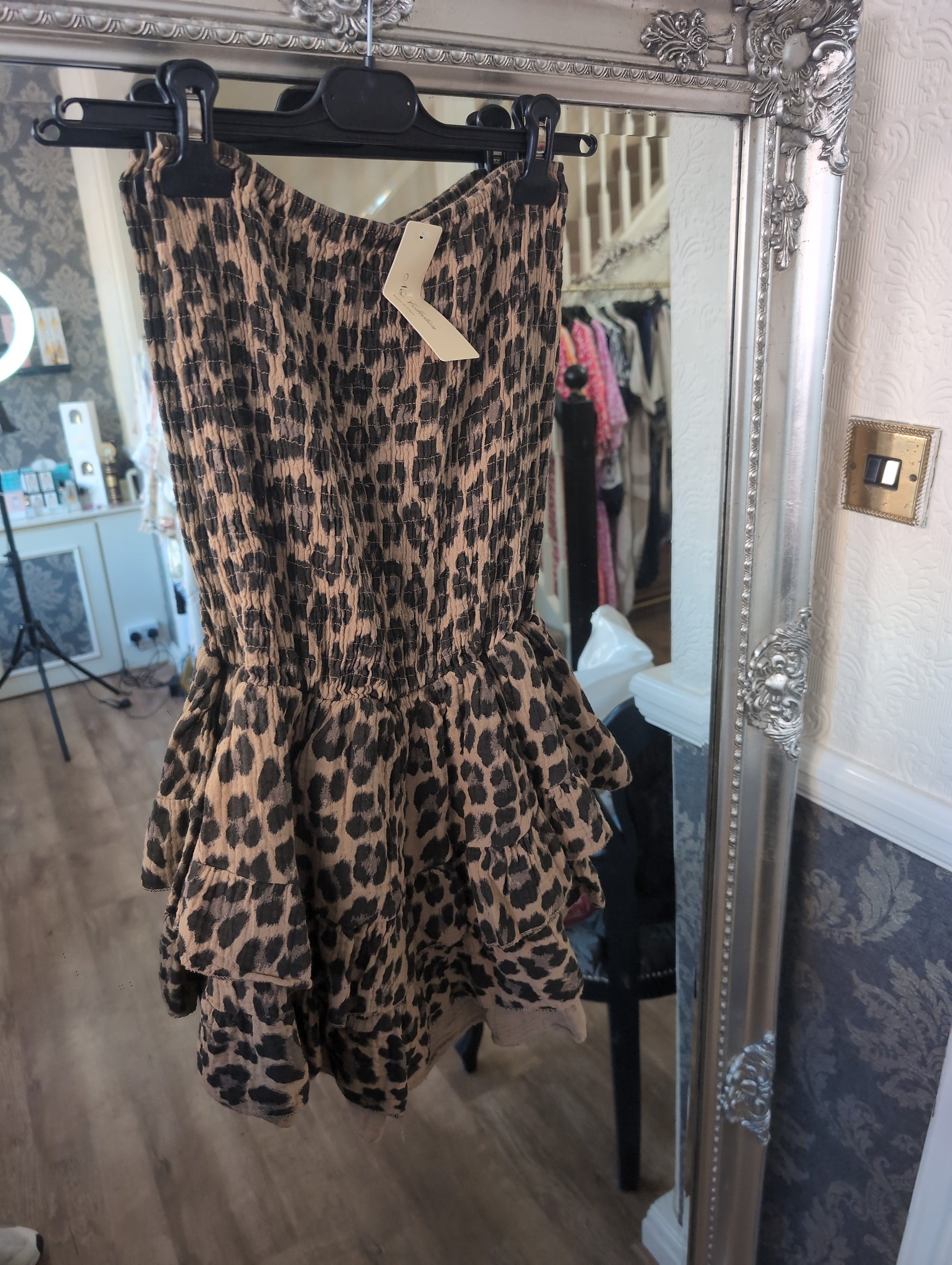 Leopard playsuit