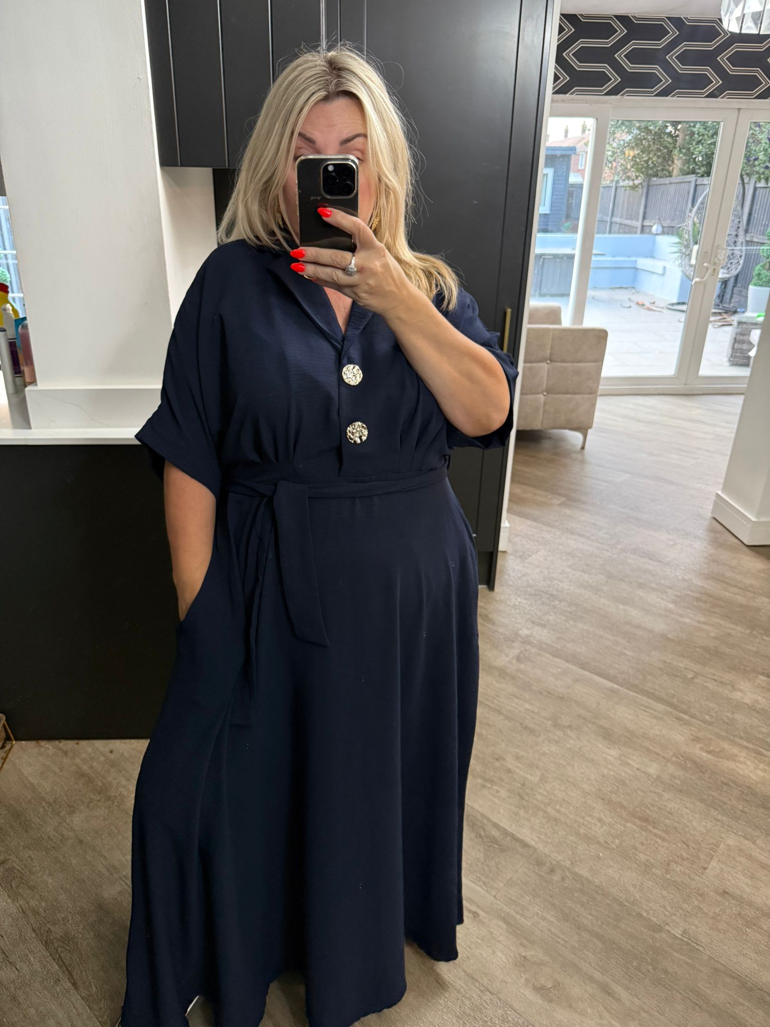 Casey tie up dress