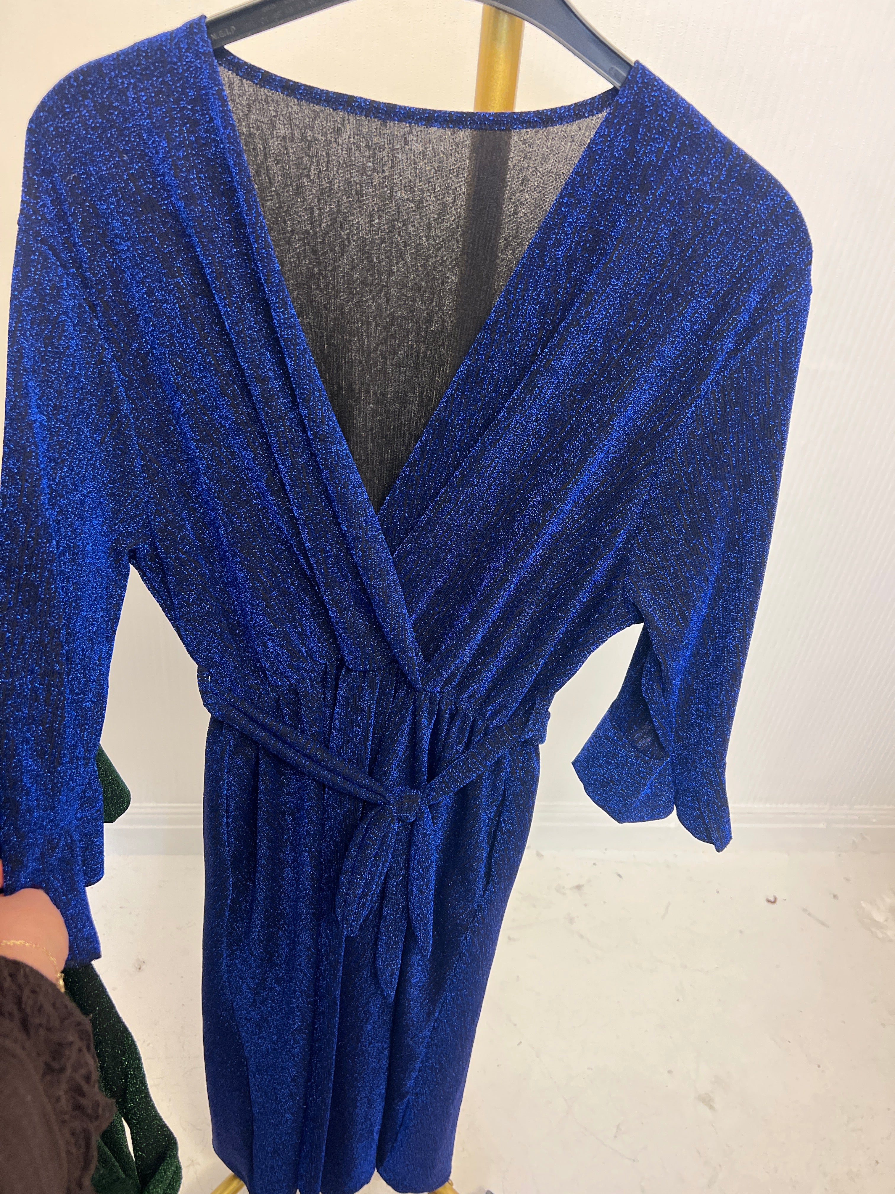 Glitz wrap dress (size 12-24)