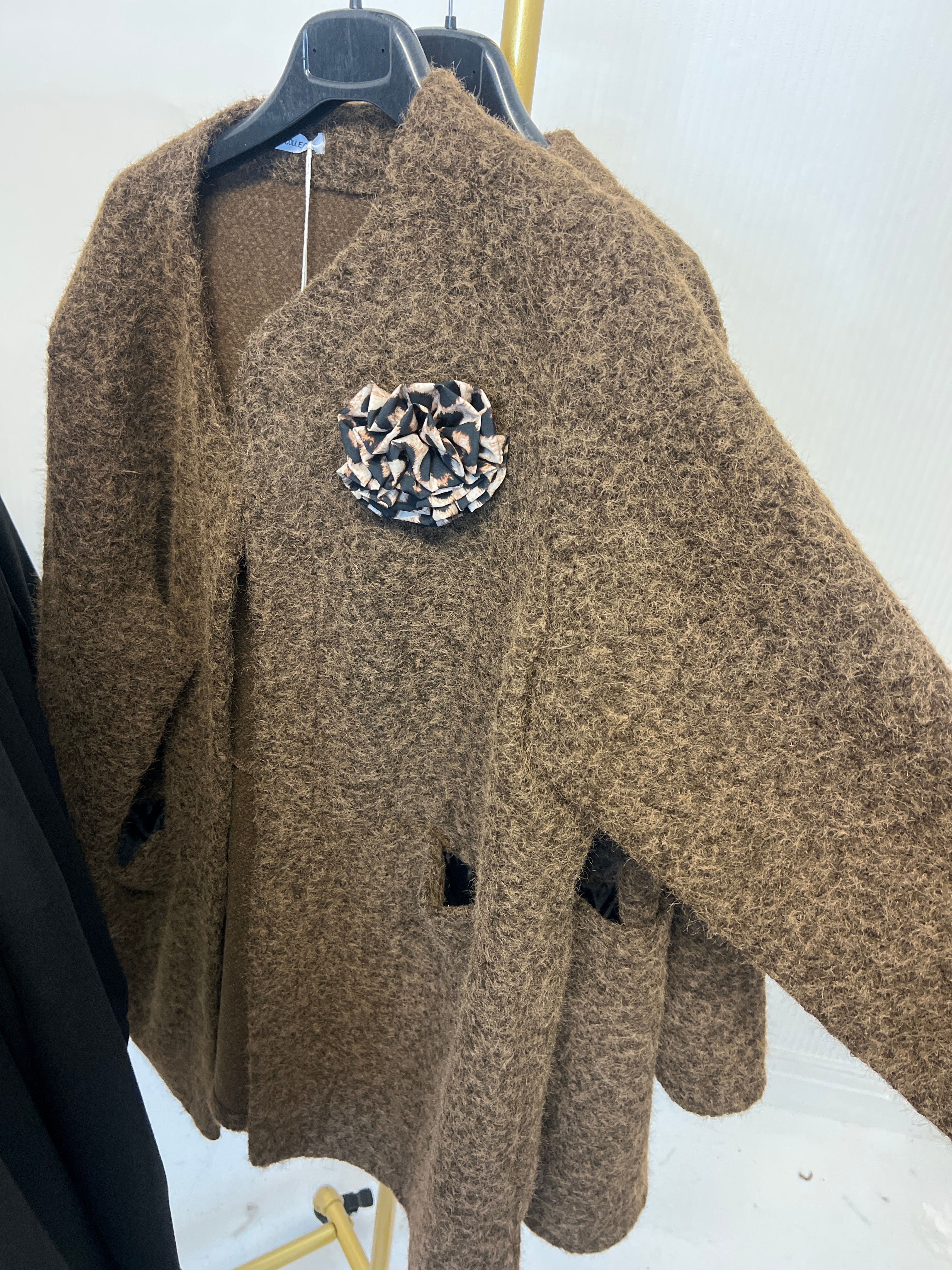 Leopard Flower jacket (size 14-22)