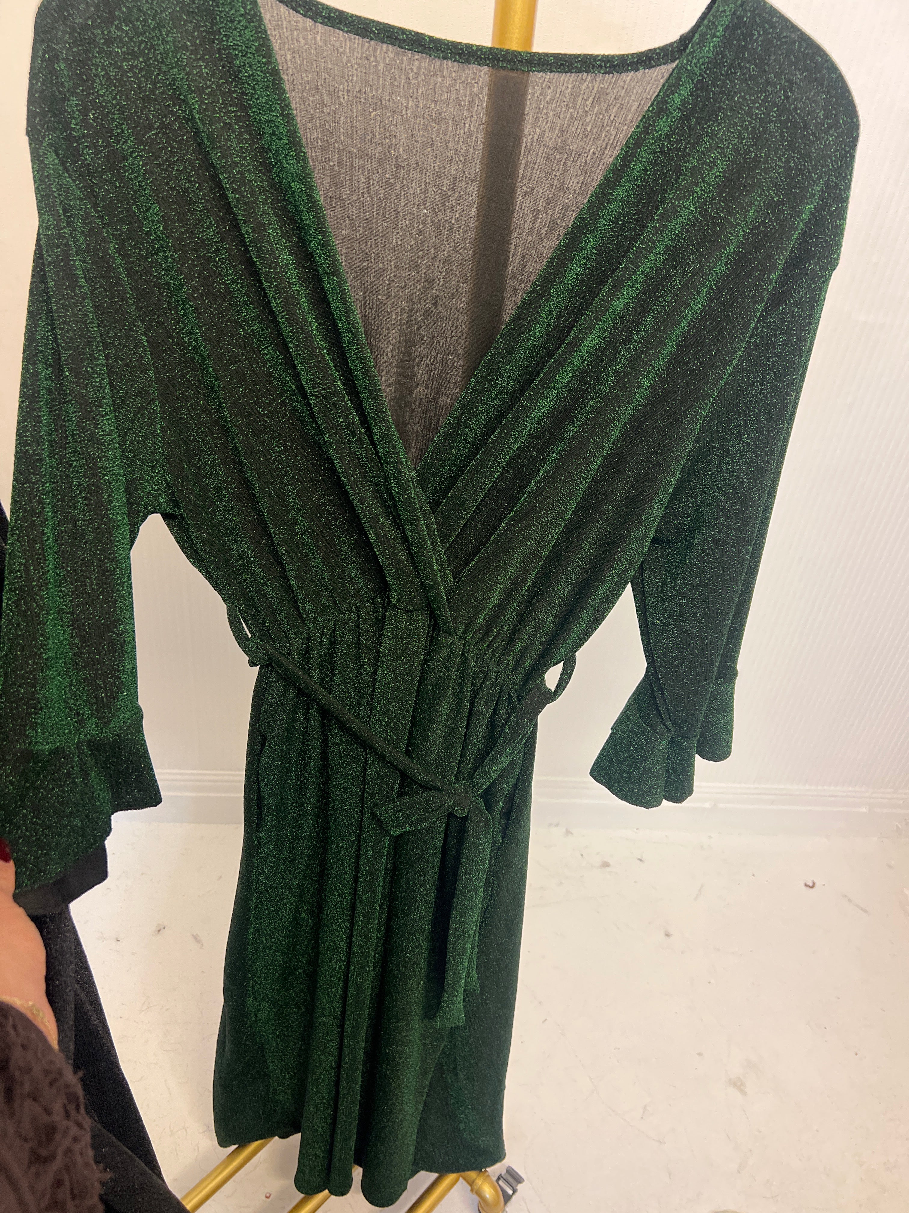 Glitz wrap dress (size 12-24)