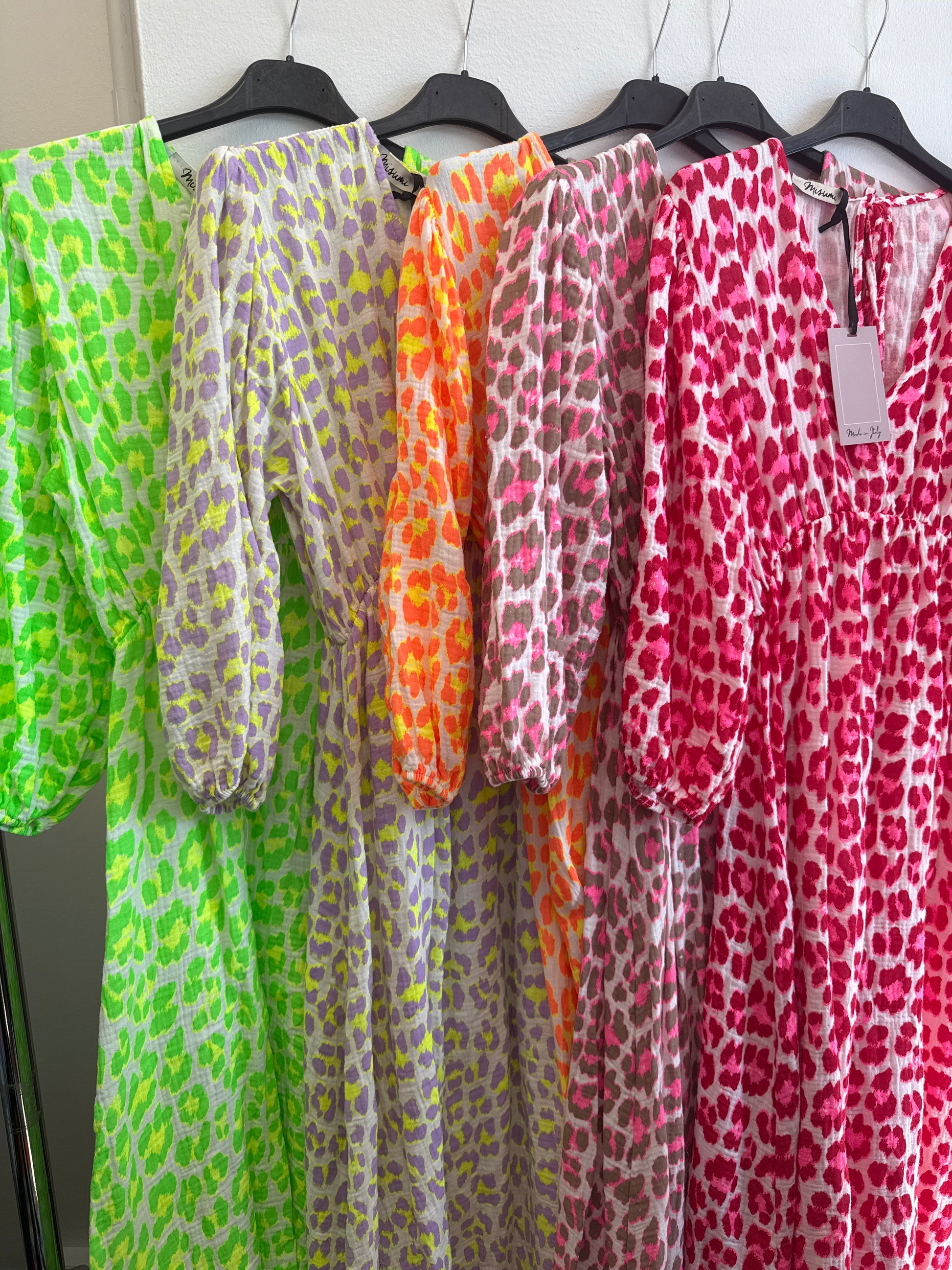 Cheese cloth leopard dress (Size 10-20)