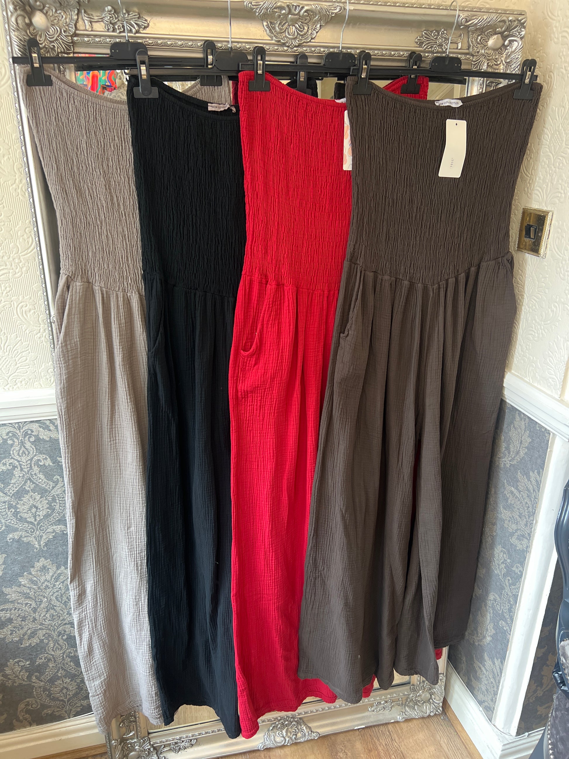 Cheese cloth jumpsuit (Size 10-20)