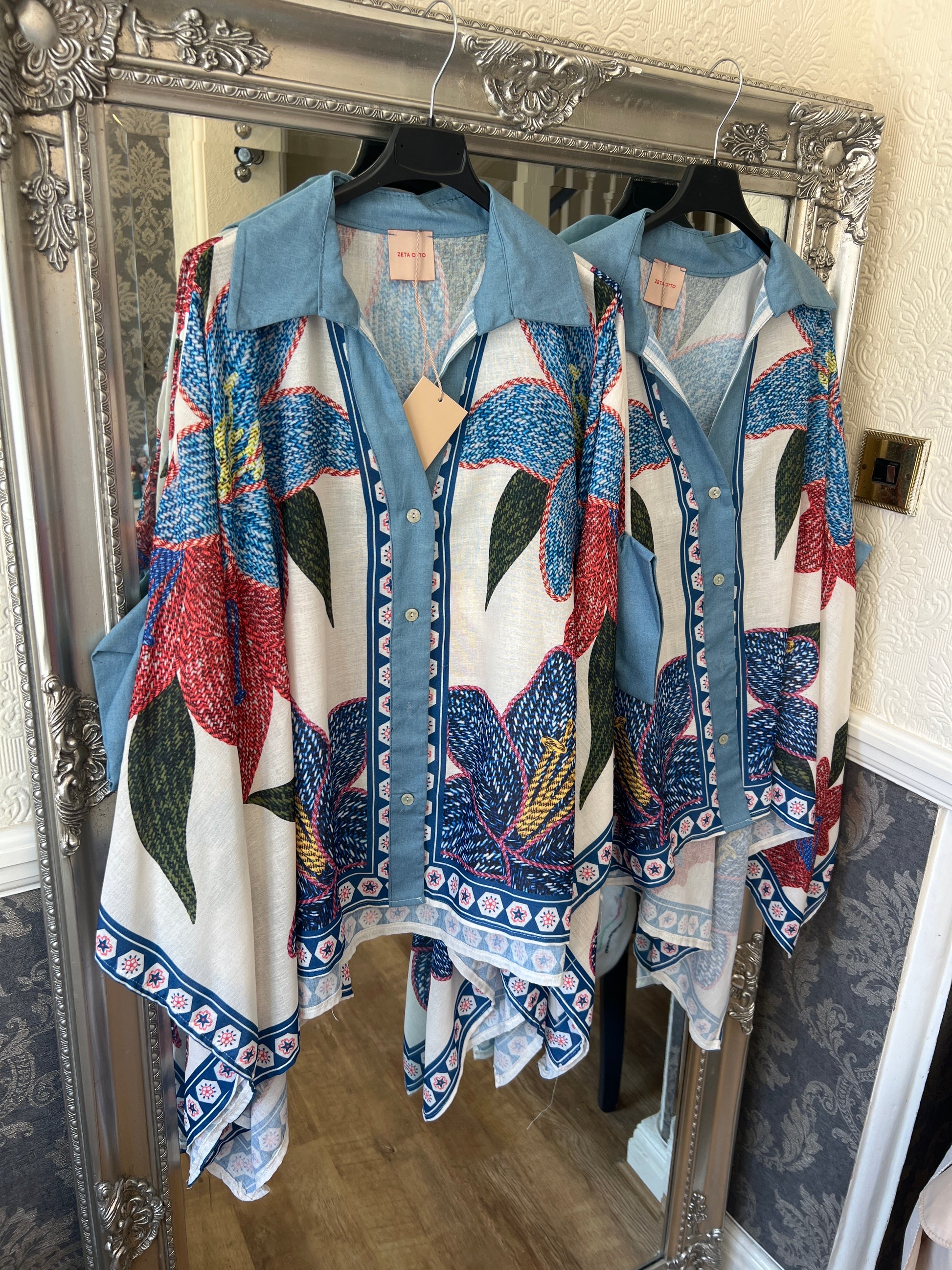 California denim top (Size 10-26)