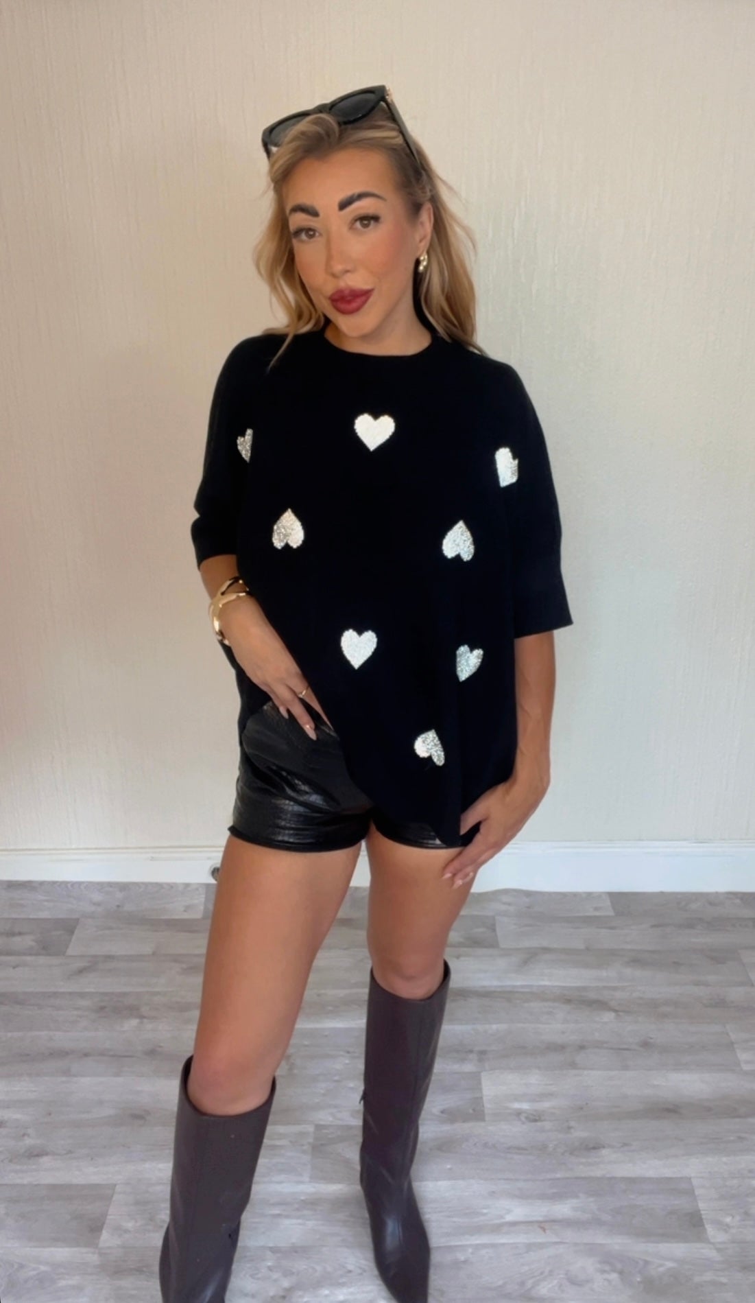 Heart jumper (Size 10-24)