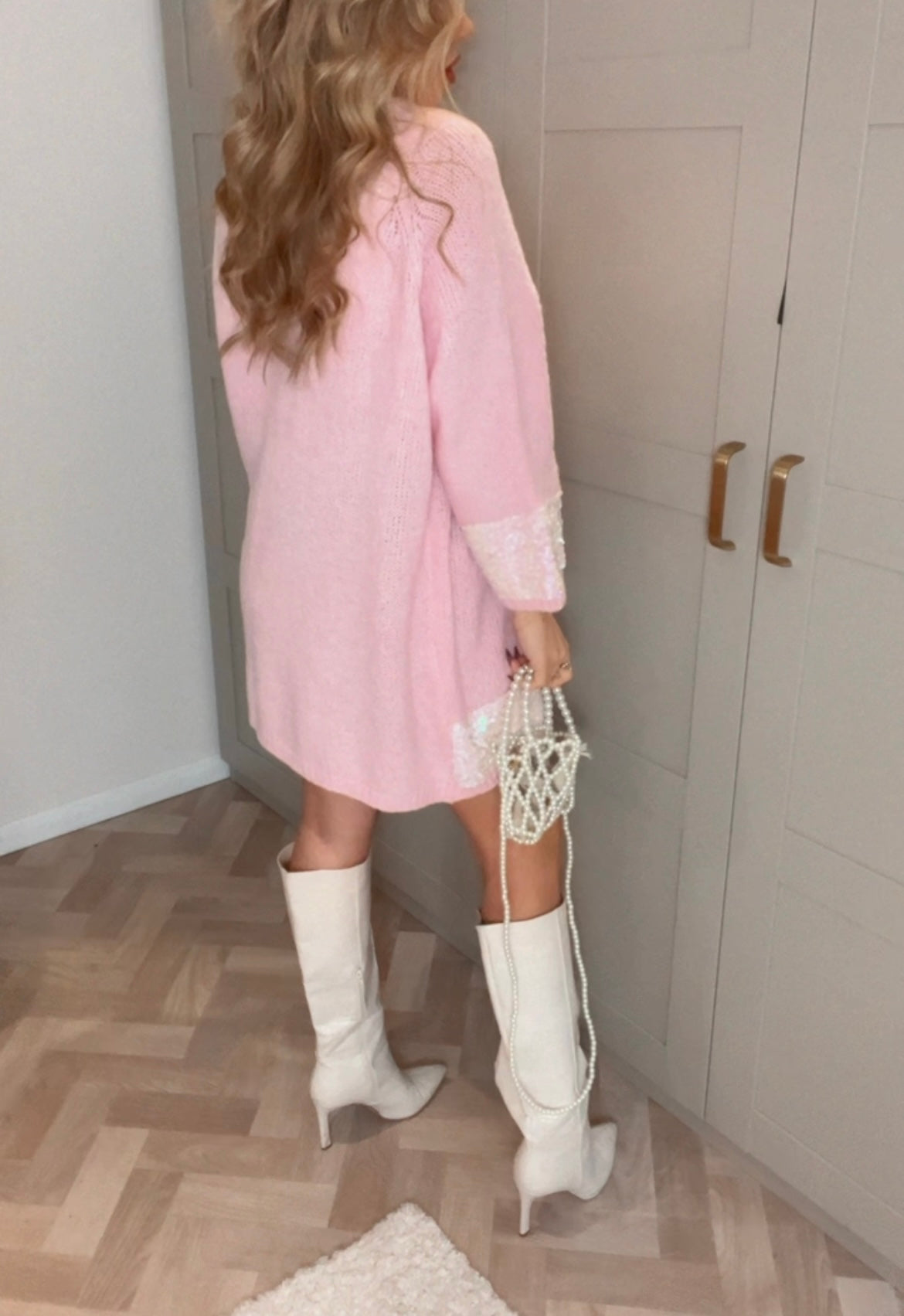 Miami sparkle jumper dress (Size 10-20)