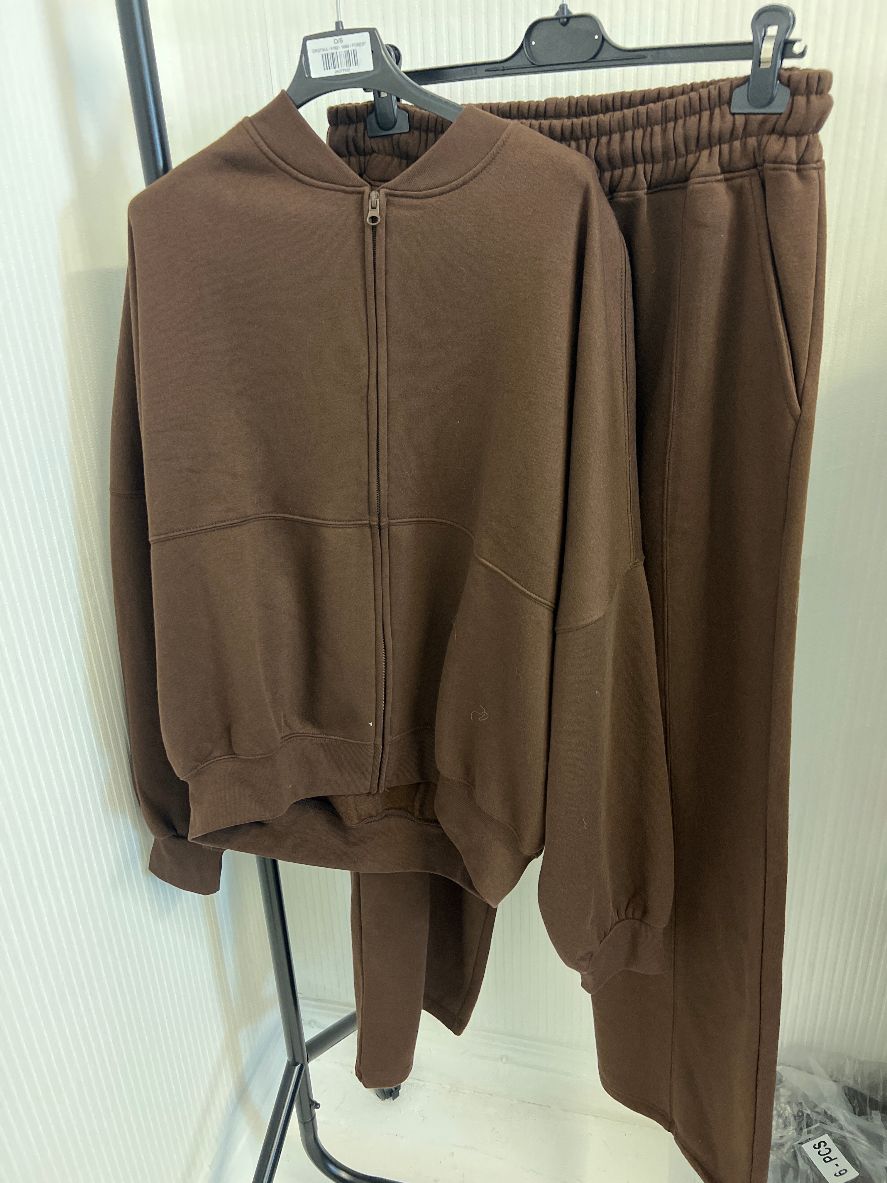 Chocolate oversized tracksuit