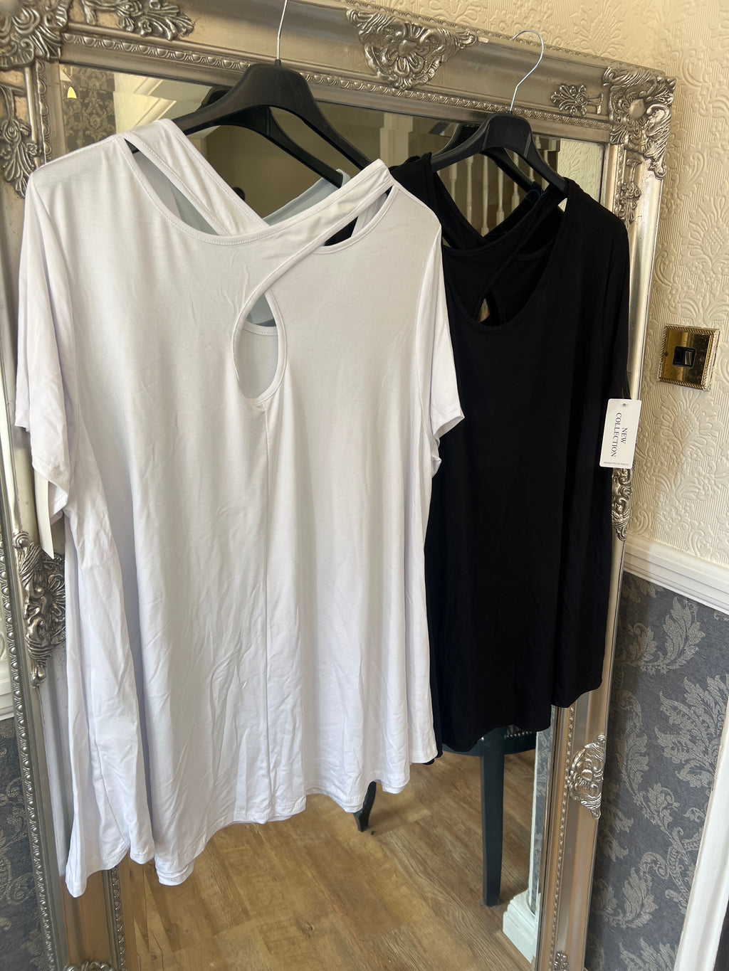 Cross over back plus size top (Size 10-24)