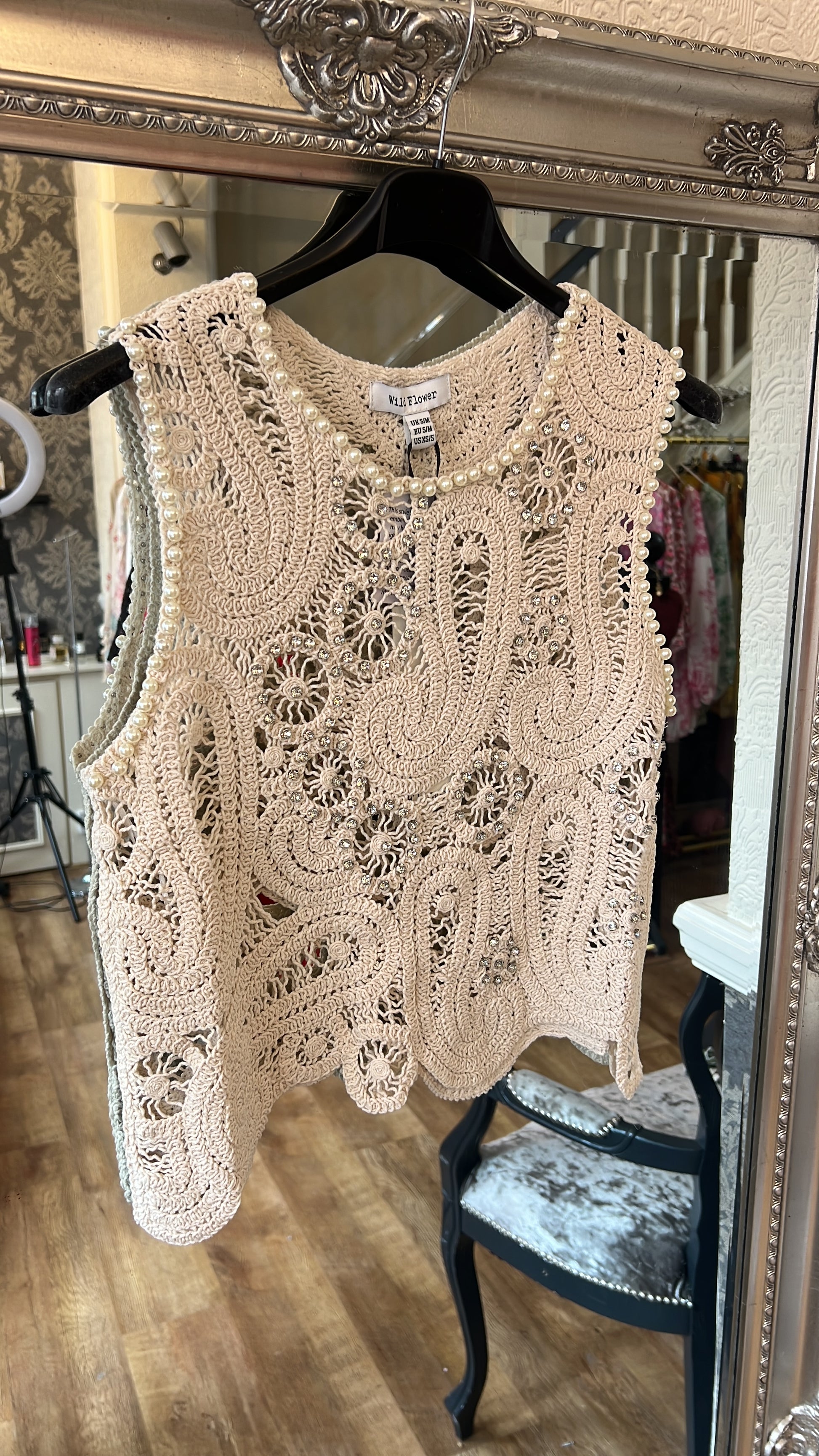 Cindy Crochet Dimond Top