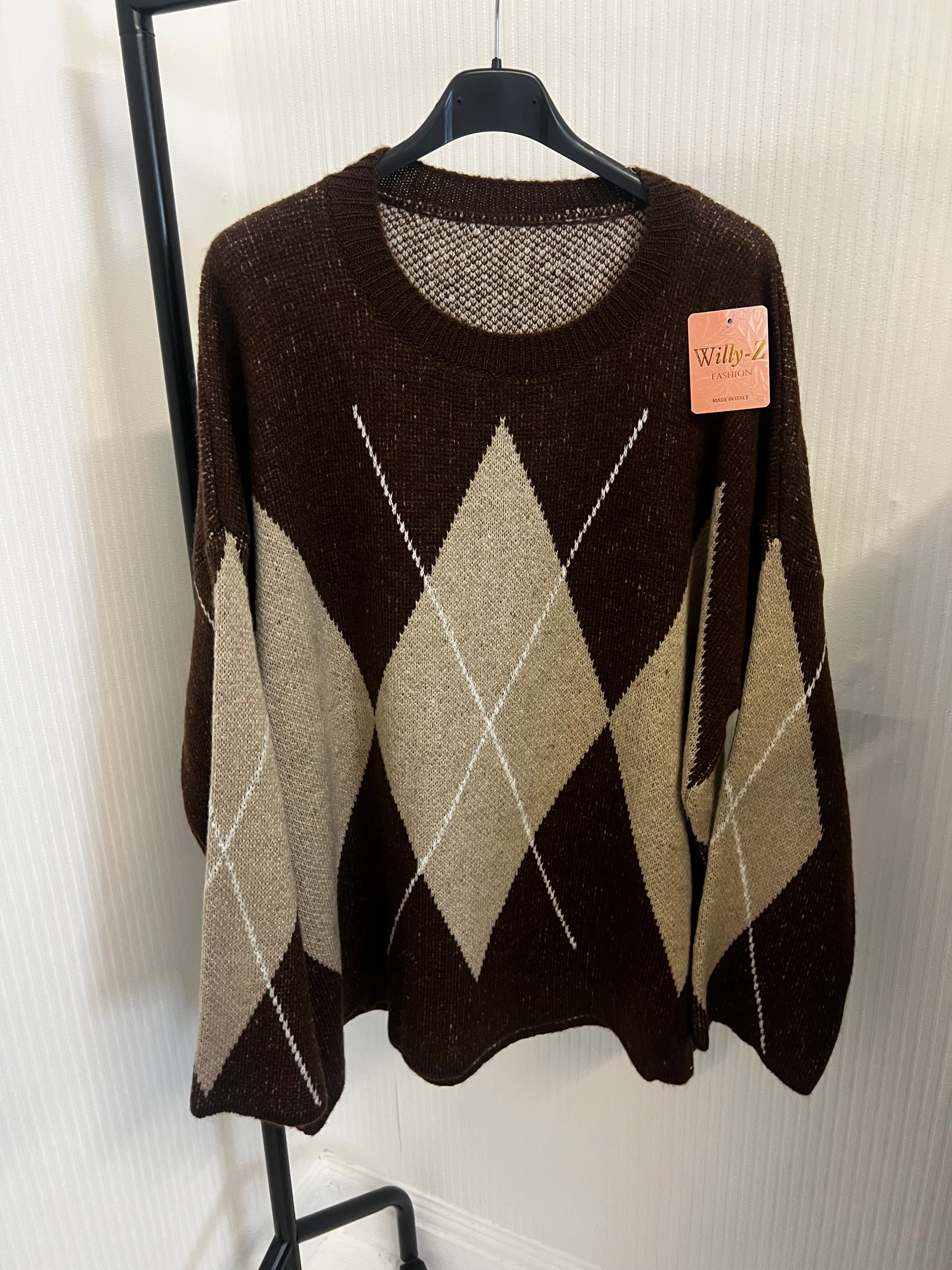 Chocolate Diamond jumper (Size 12-22)