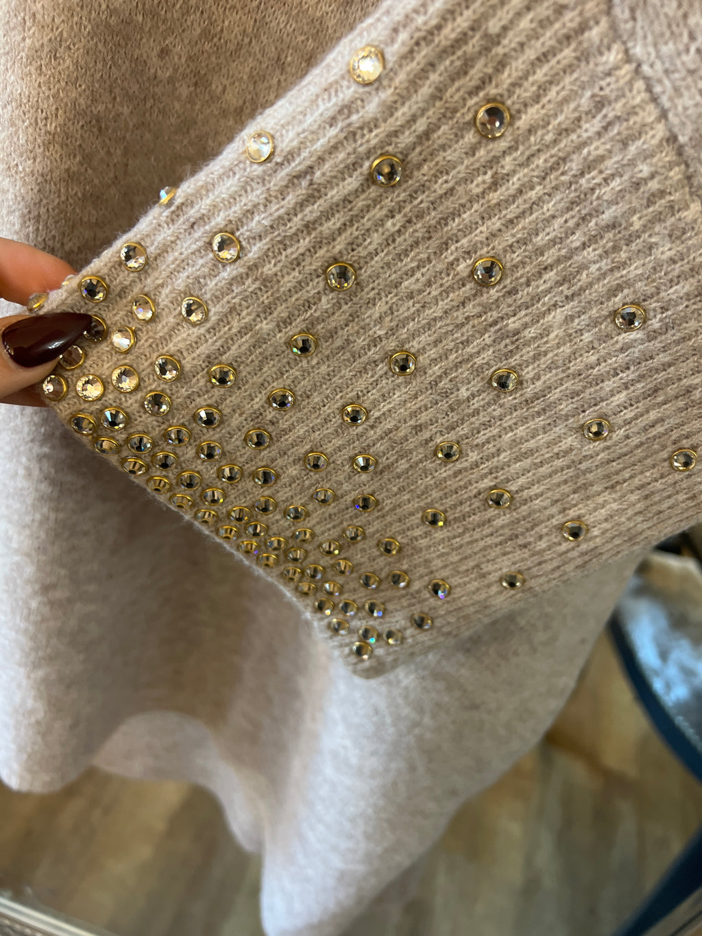 Destiny diamond oversized jumper (one size fits all)