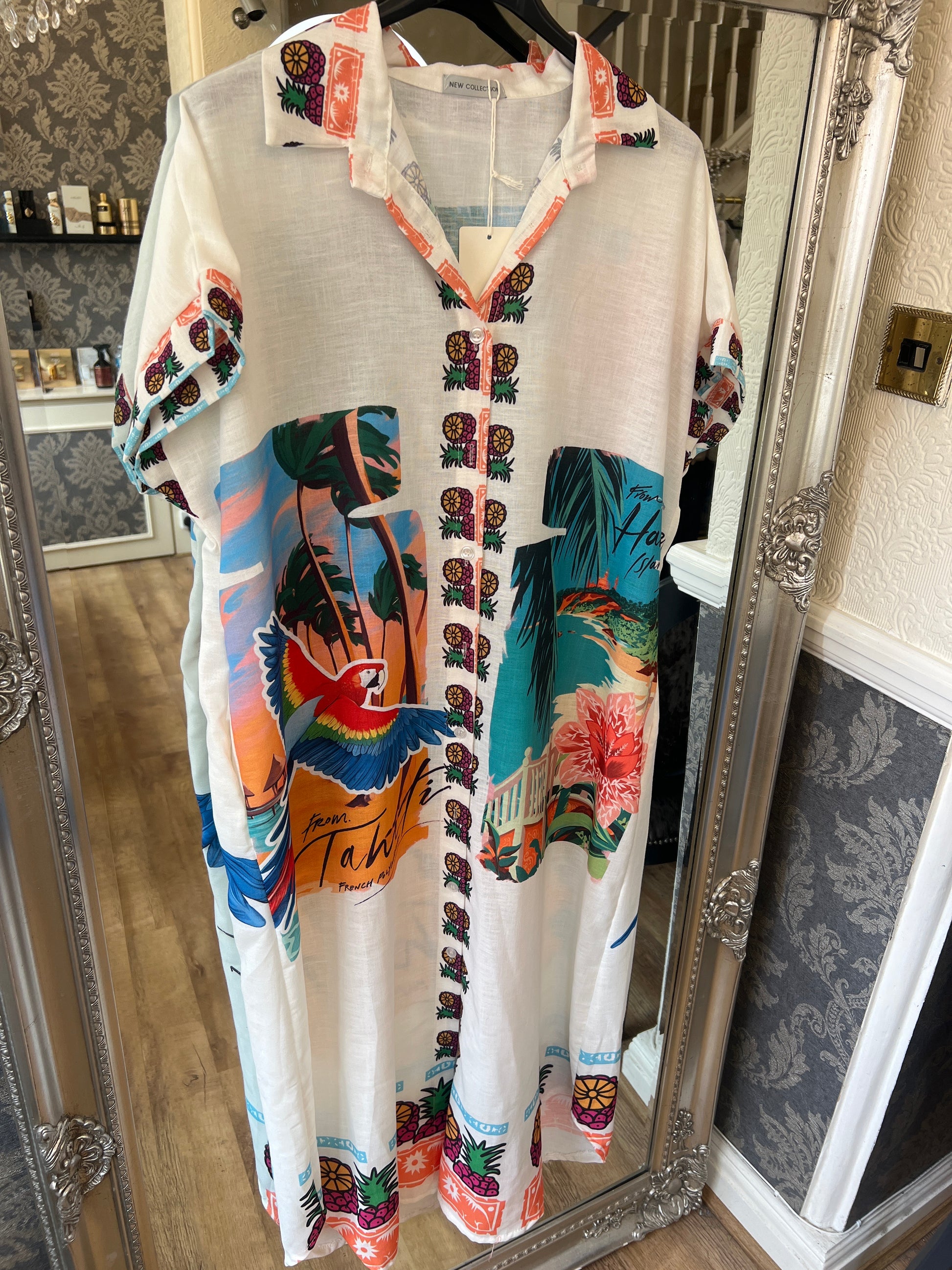 Ocean shirt dress (Size 12-20)