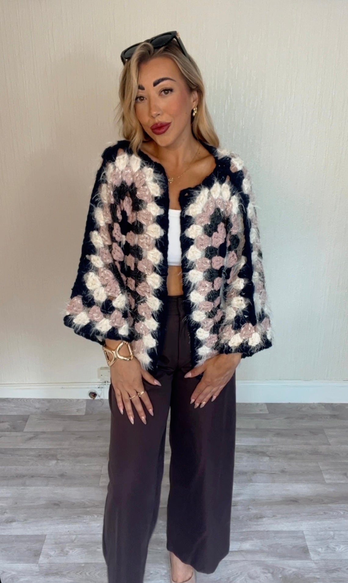 Autumn knitted cardigan