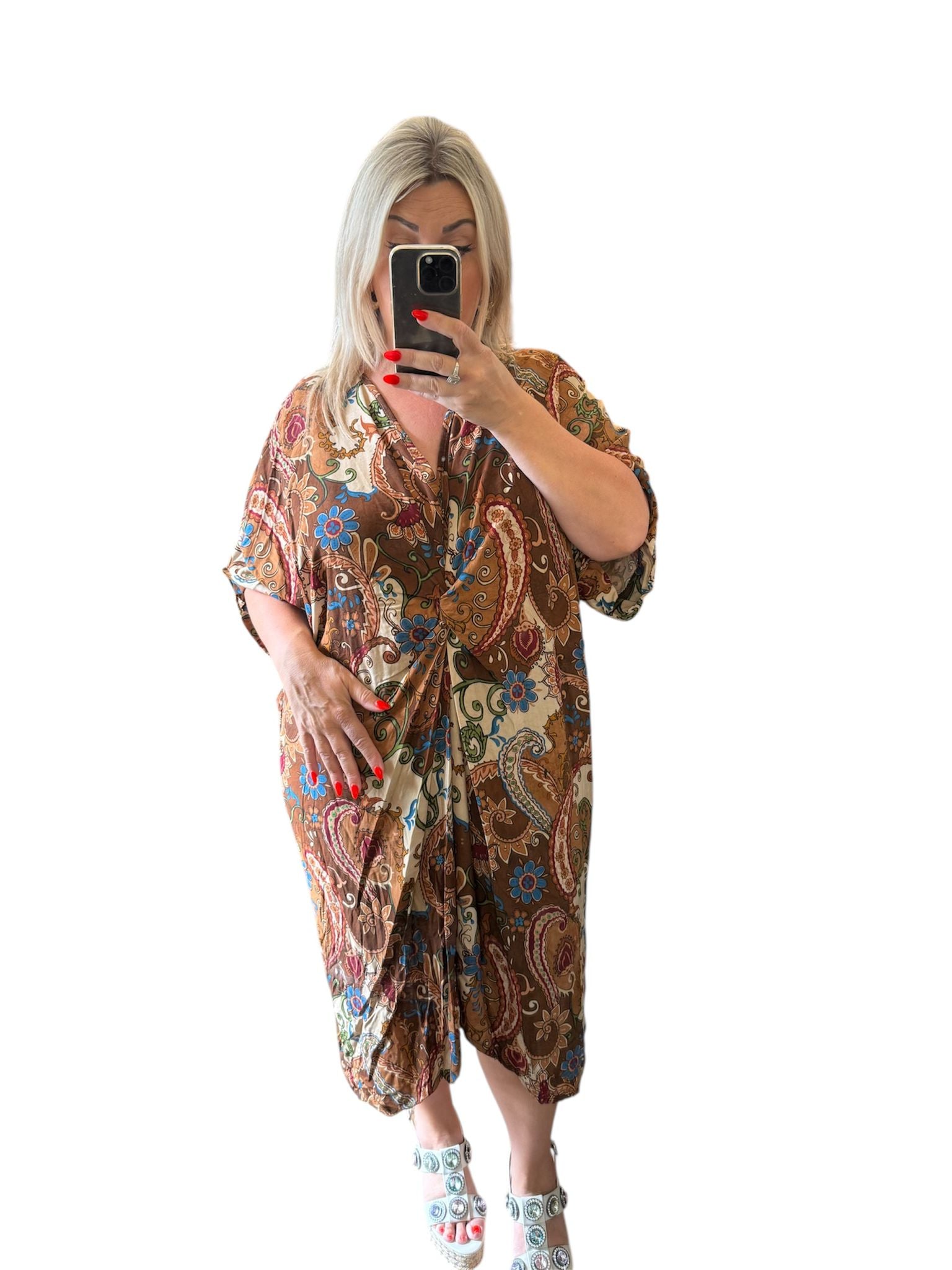 Paisley dress (Size 10-20)