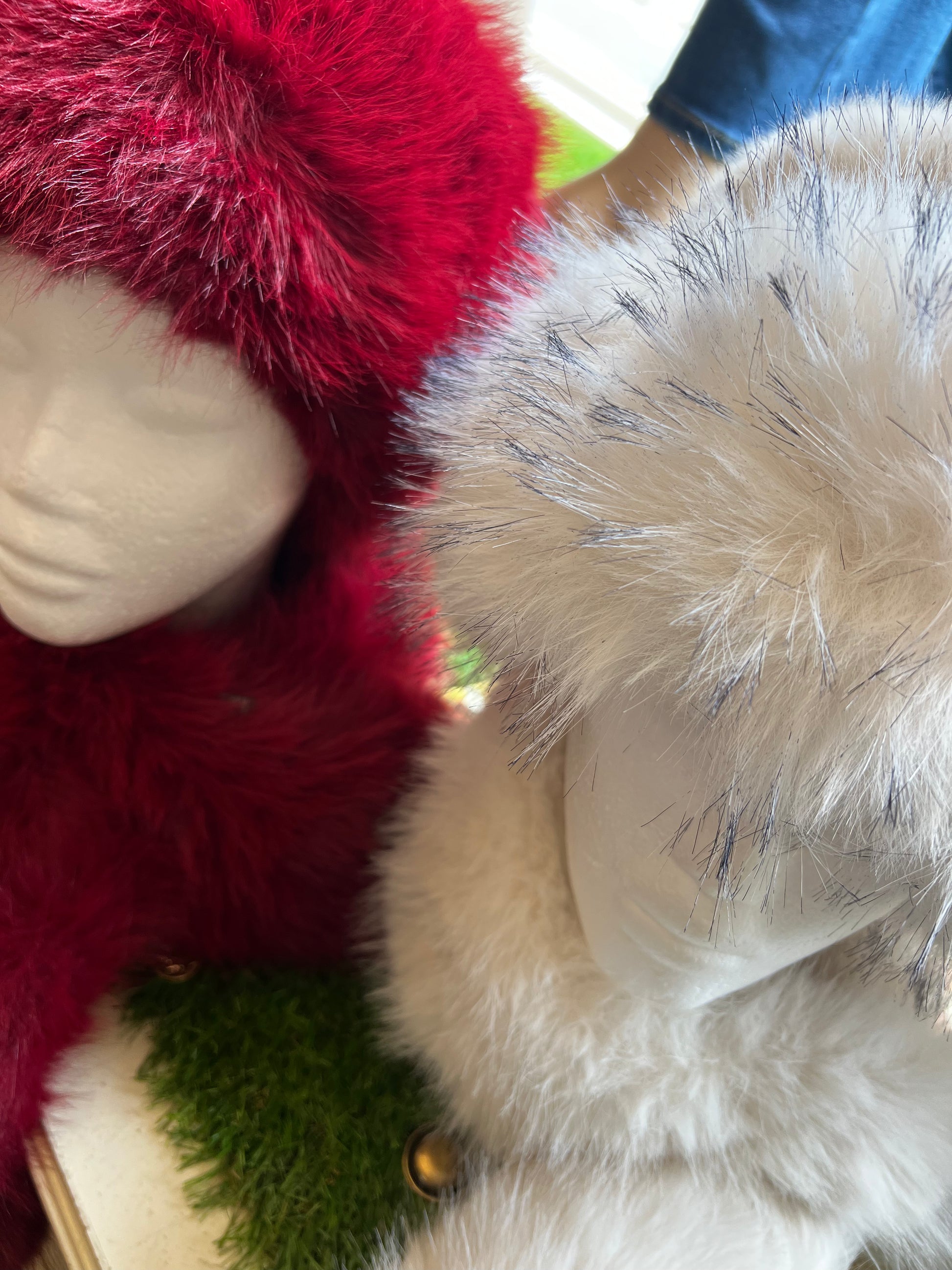 Fur hat & scarf set