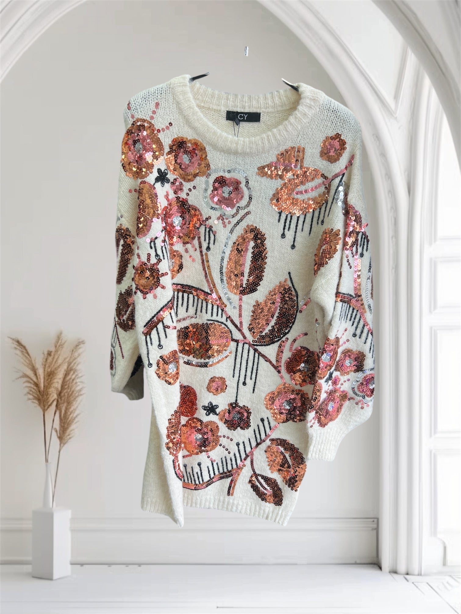 Silvia sequin jumper Dress (Size 10-20)
