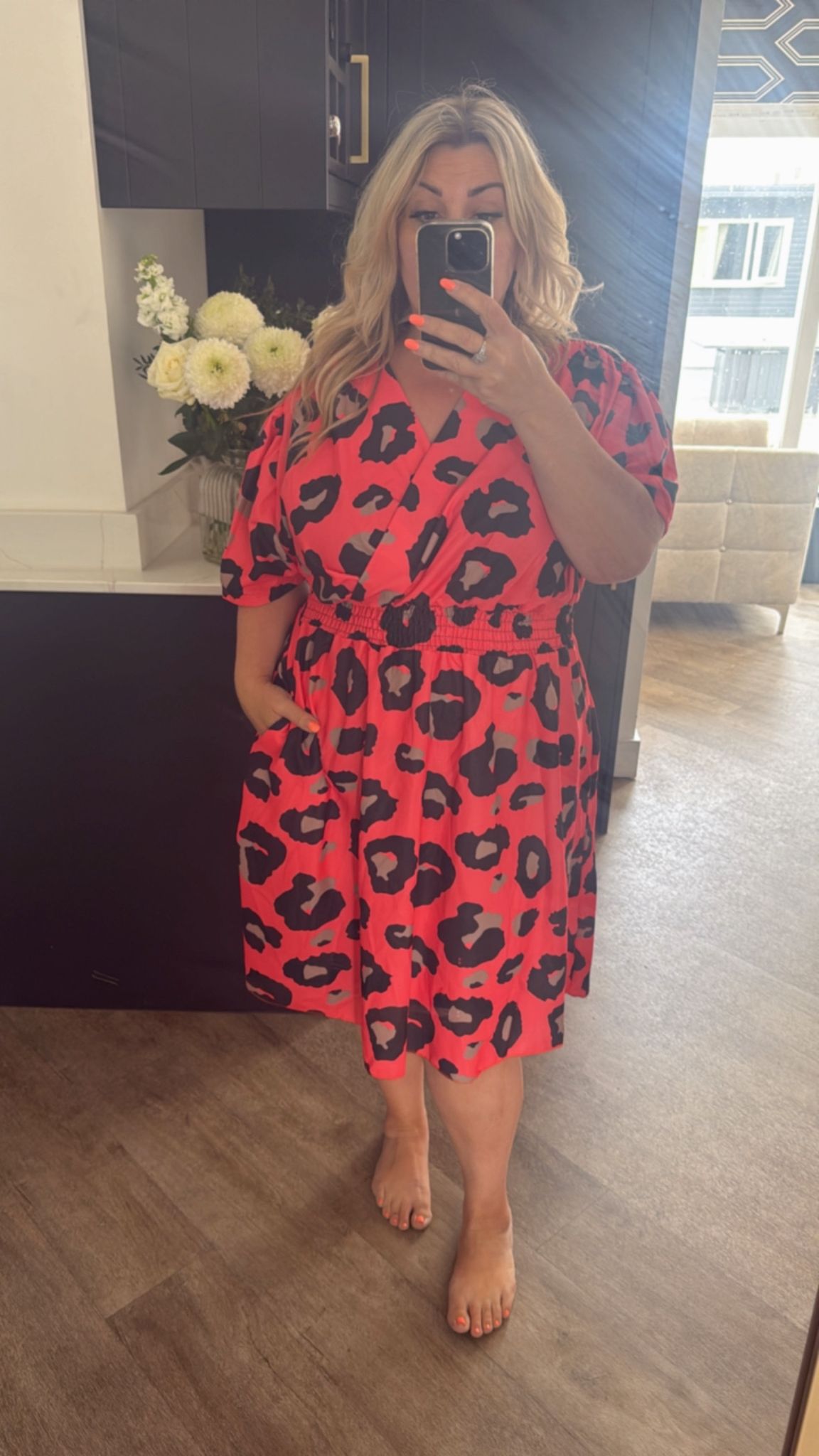 Leopard Dress (size 14-22/24)