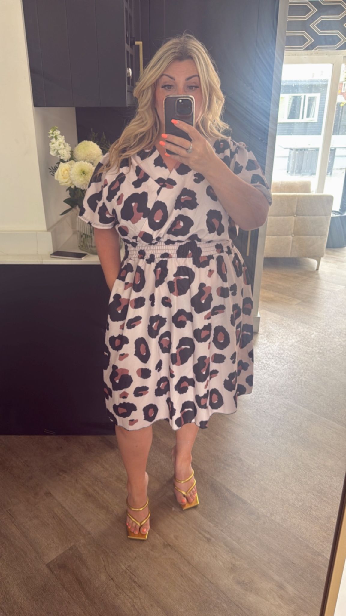 Leopard Dress (size 14-22/24)