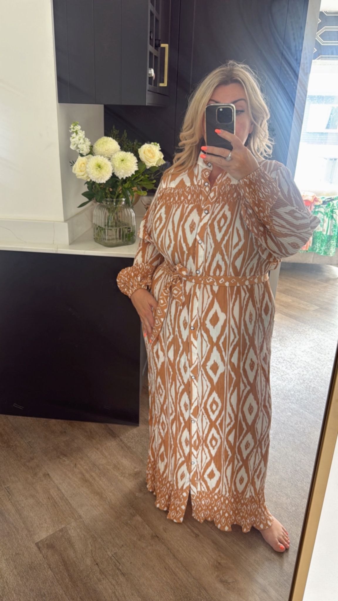 Jenny belted dress (12-22)