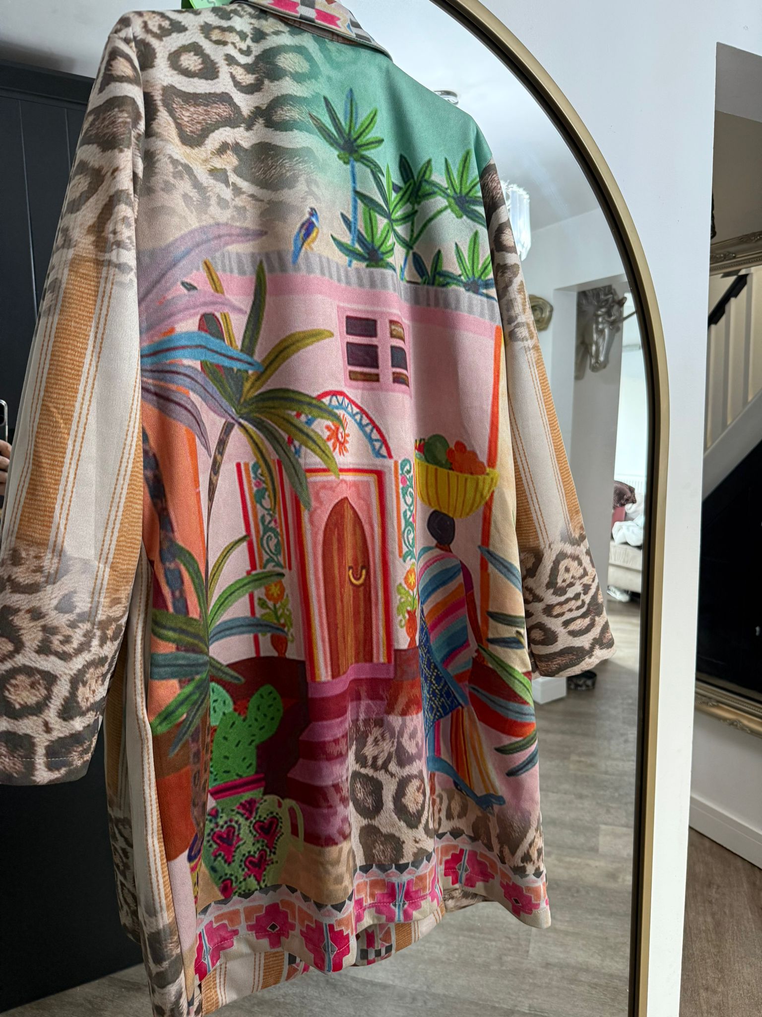 Leopard house jacket