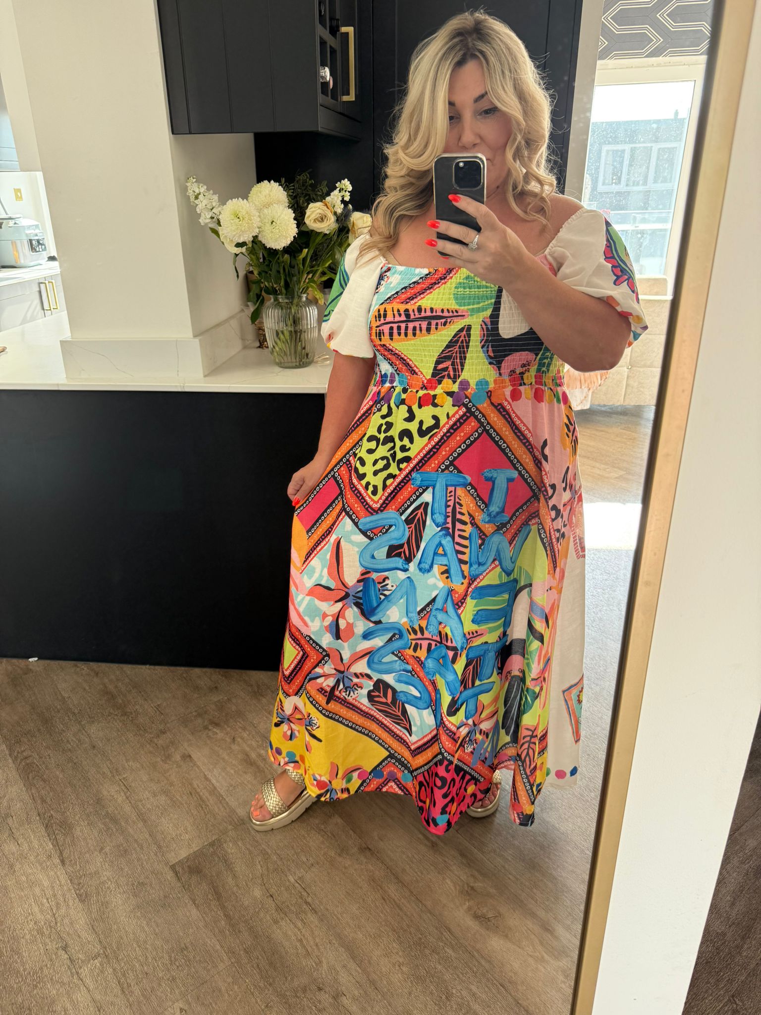 Summer off the shoulder dress size 12-18