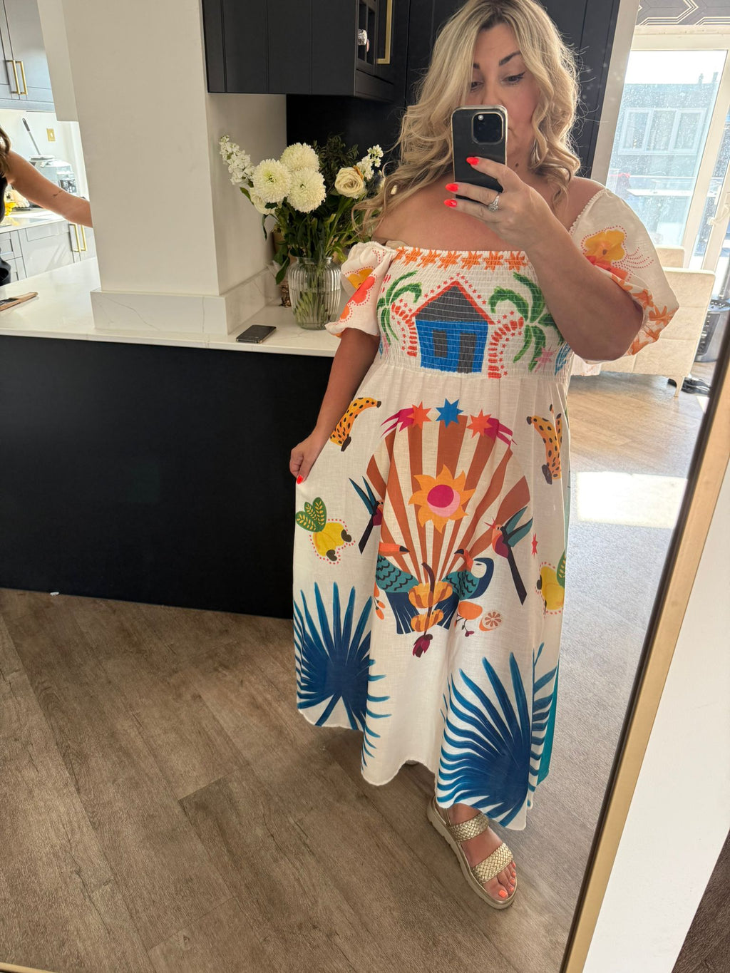 Summer off the shoulder dress size 12-18