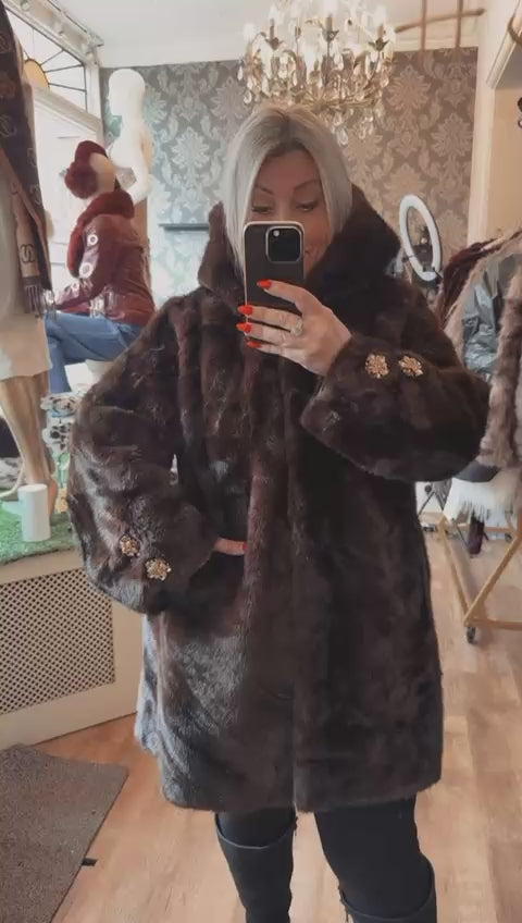 Penelope faux fur coat