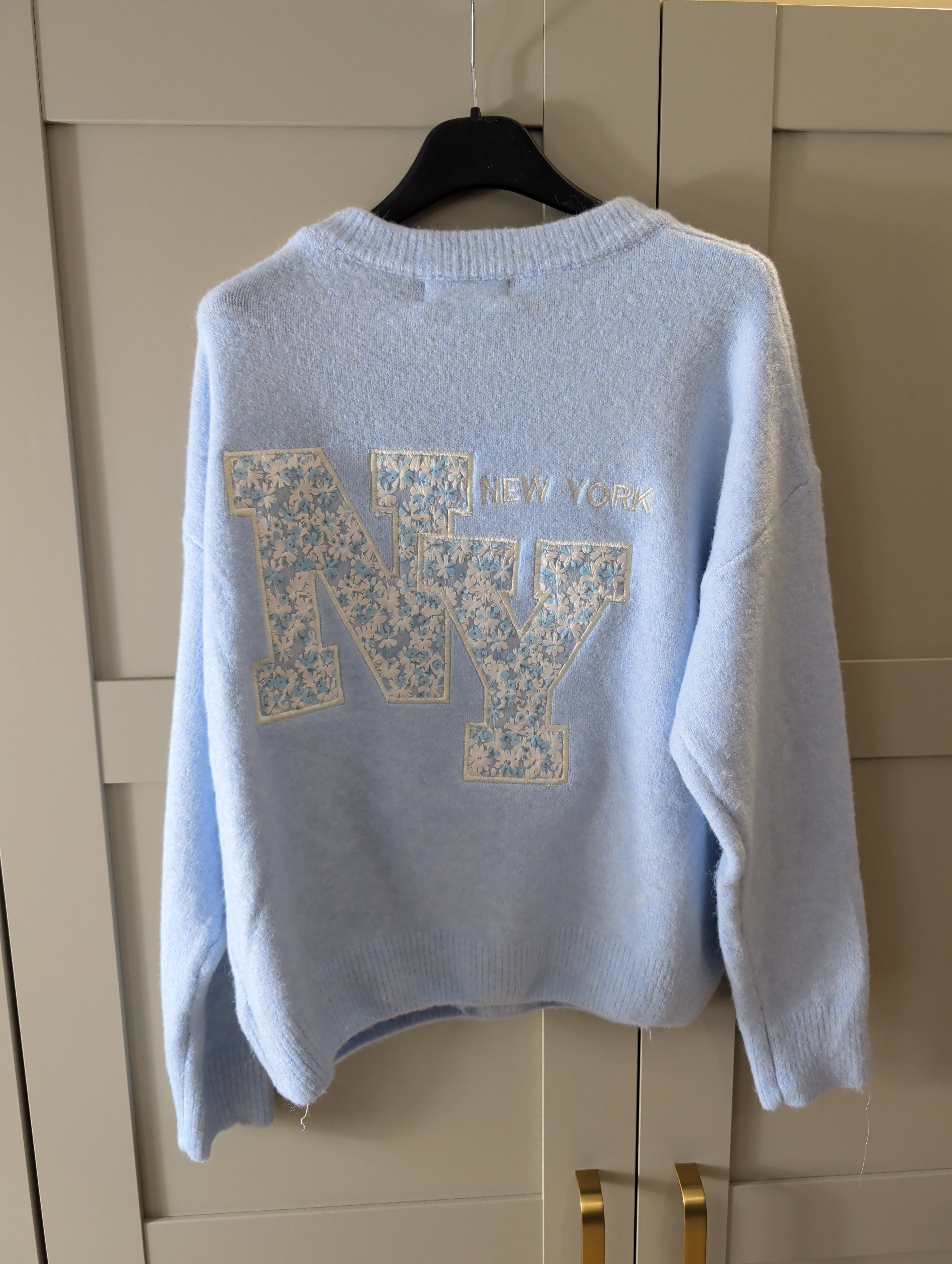 NY flower patterned jumper