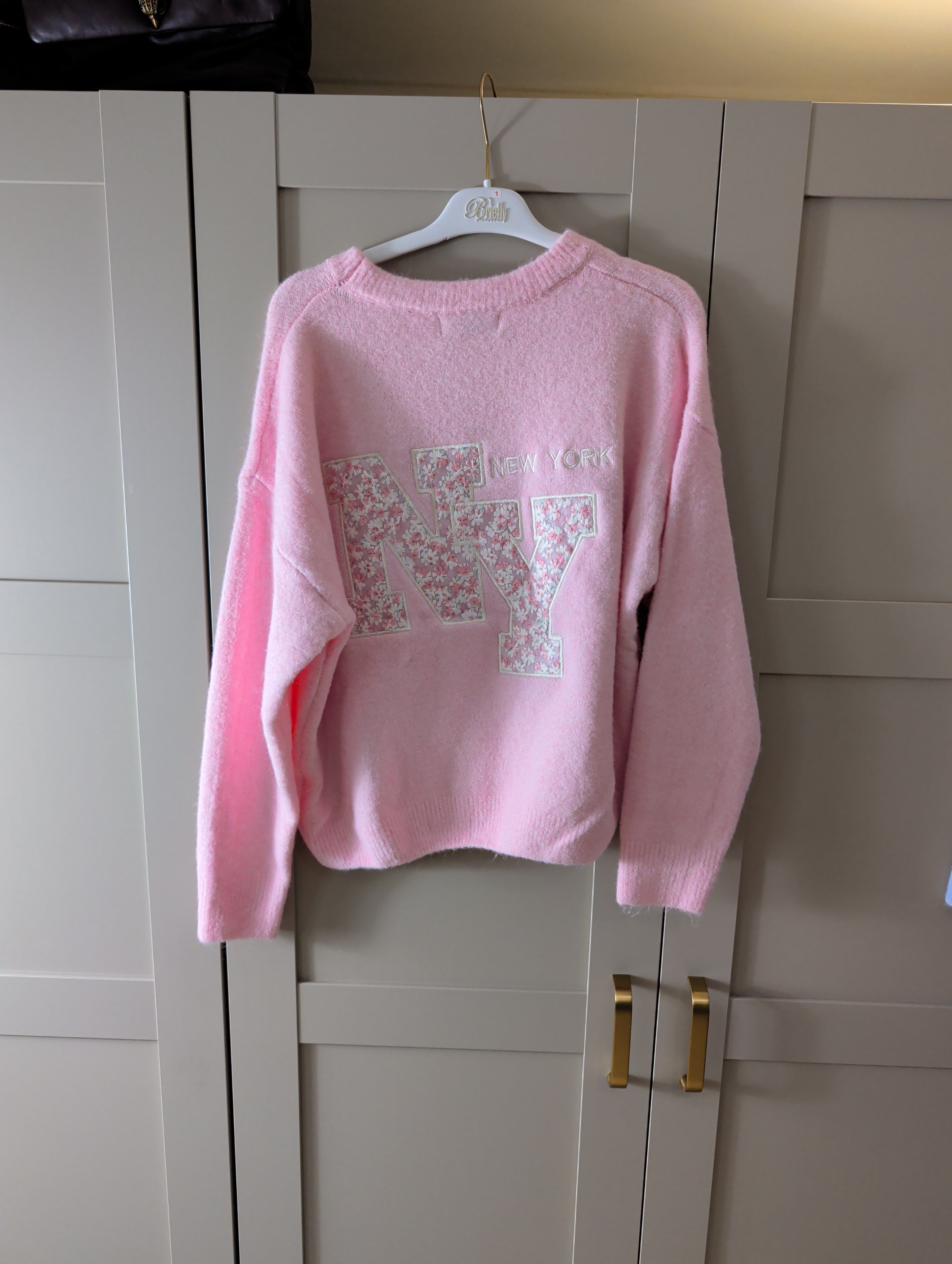 NY flower patterned jumper