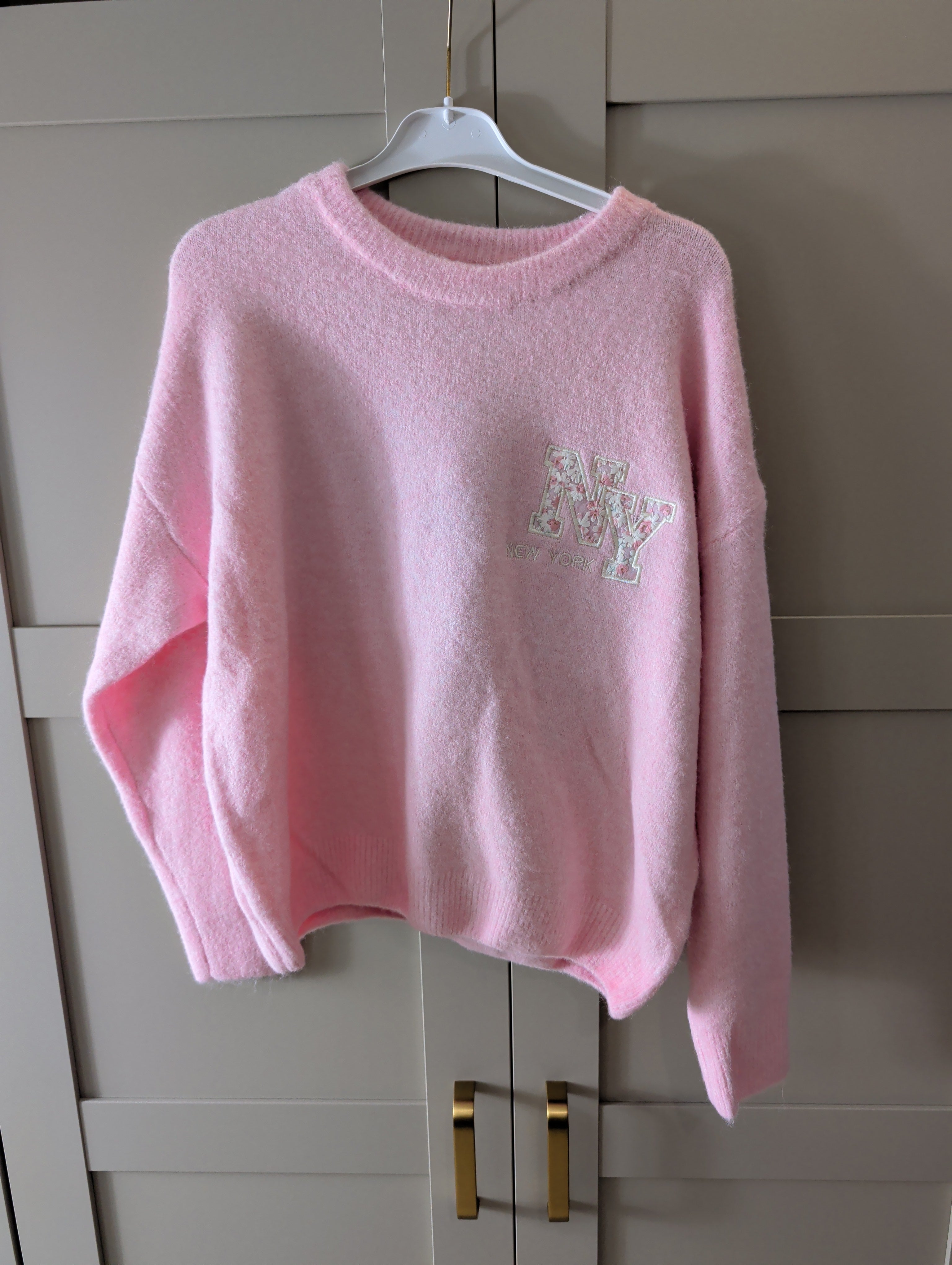 NY flower patterned jumper