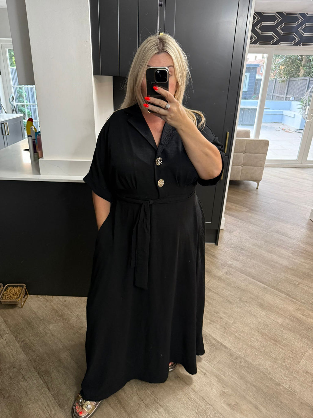 Casey tie up dress