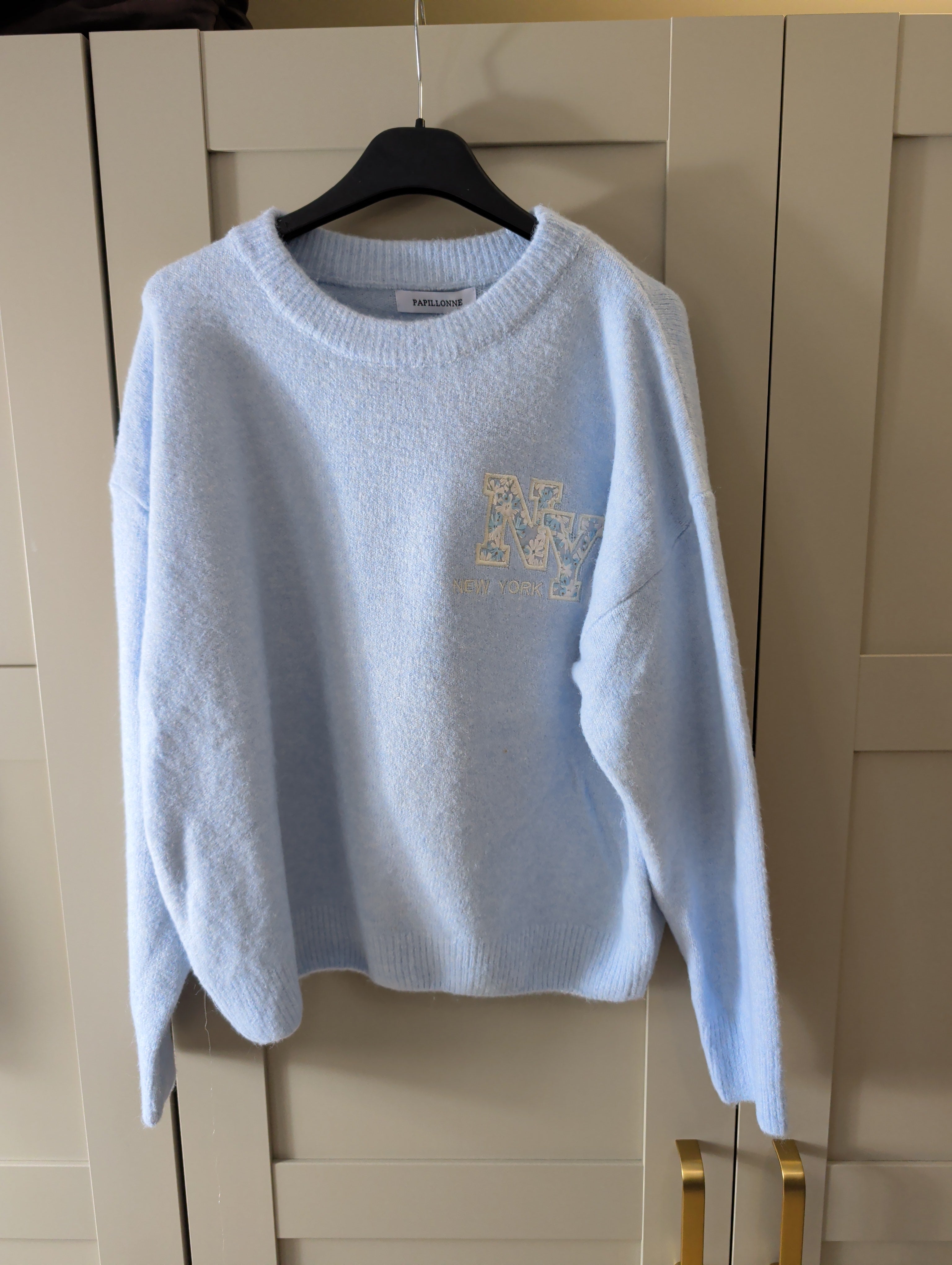 NY flower patterned jumper