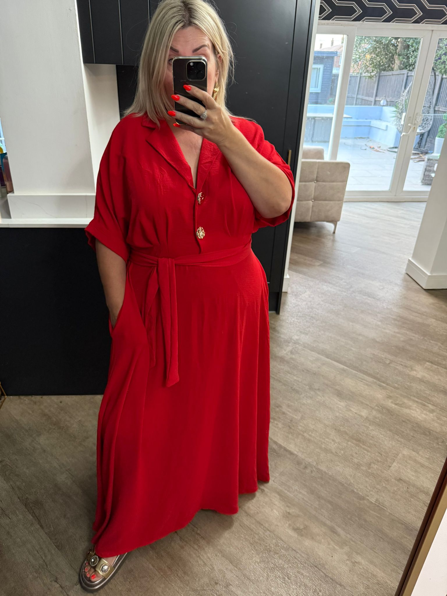 Casey tie up dress
