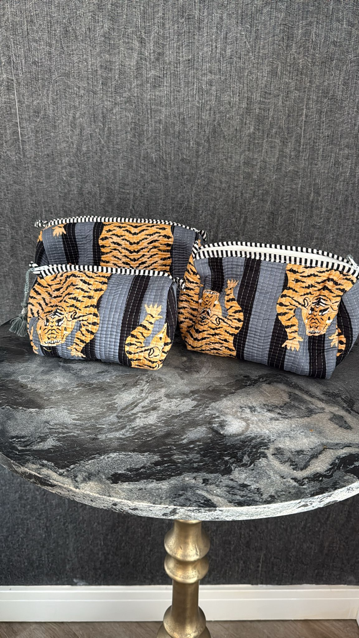Boujee colourful triple small bag