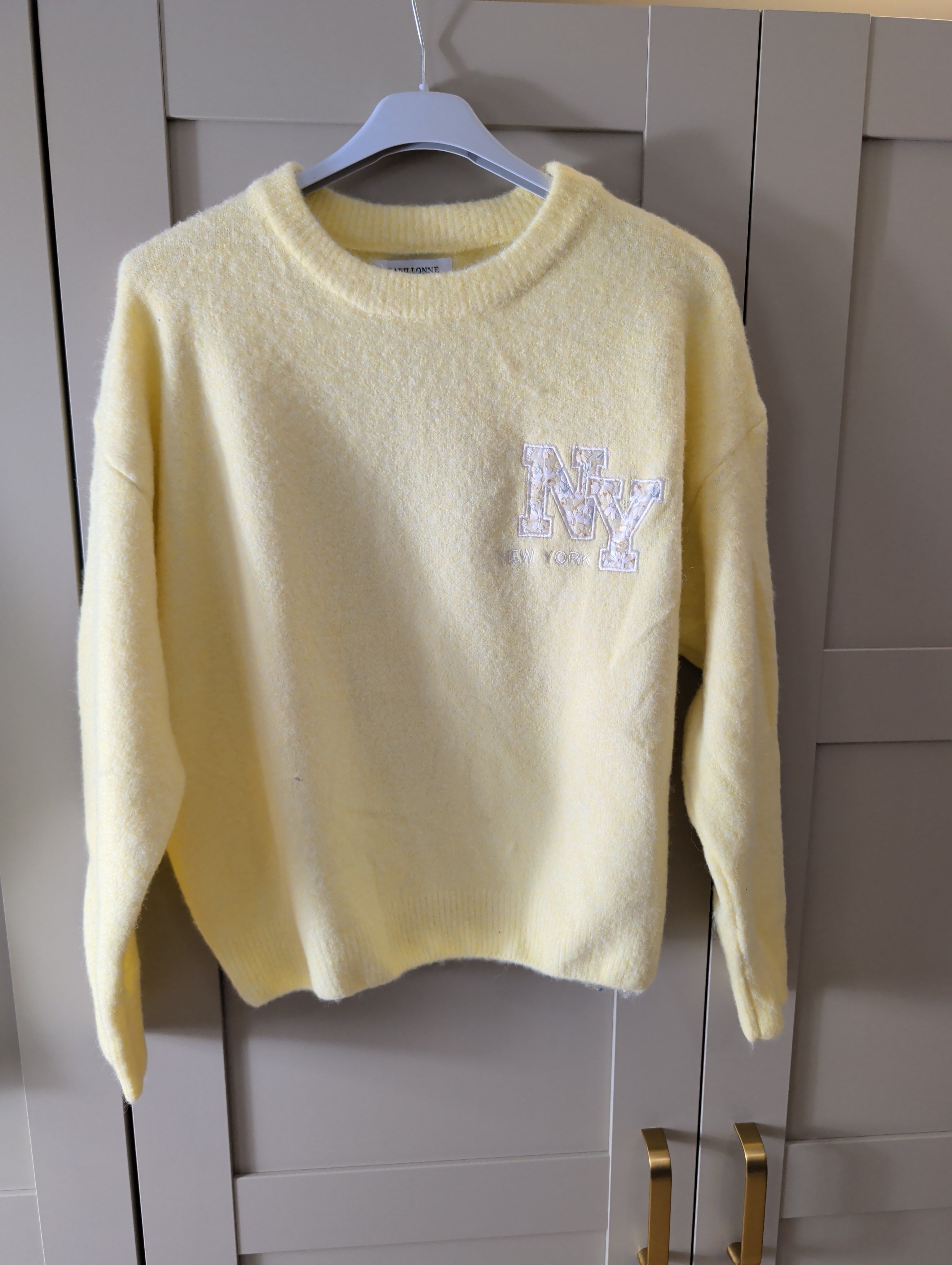 NY flower patterned jumper