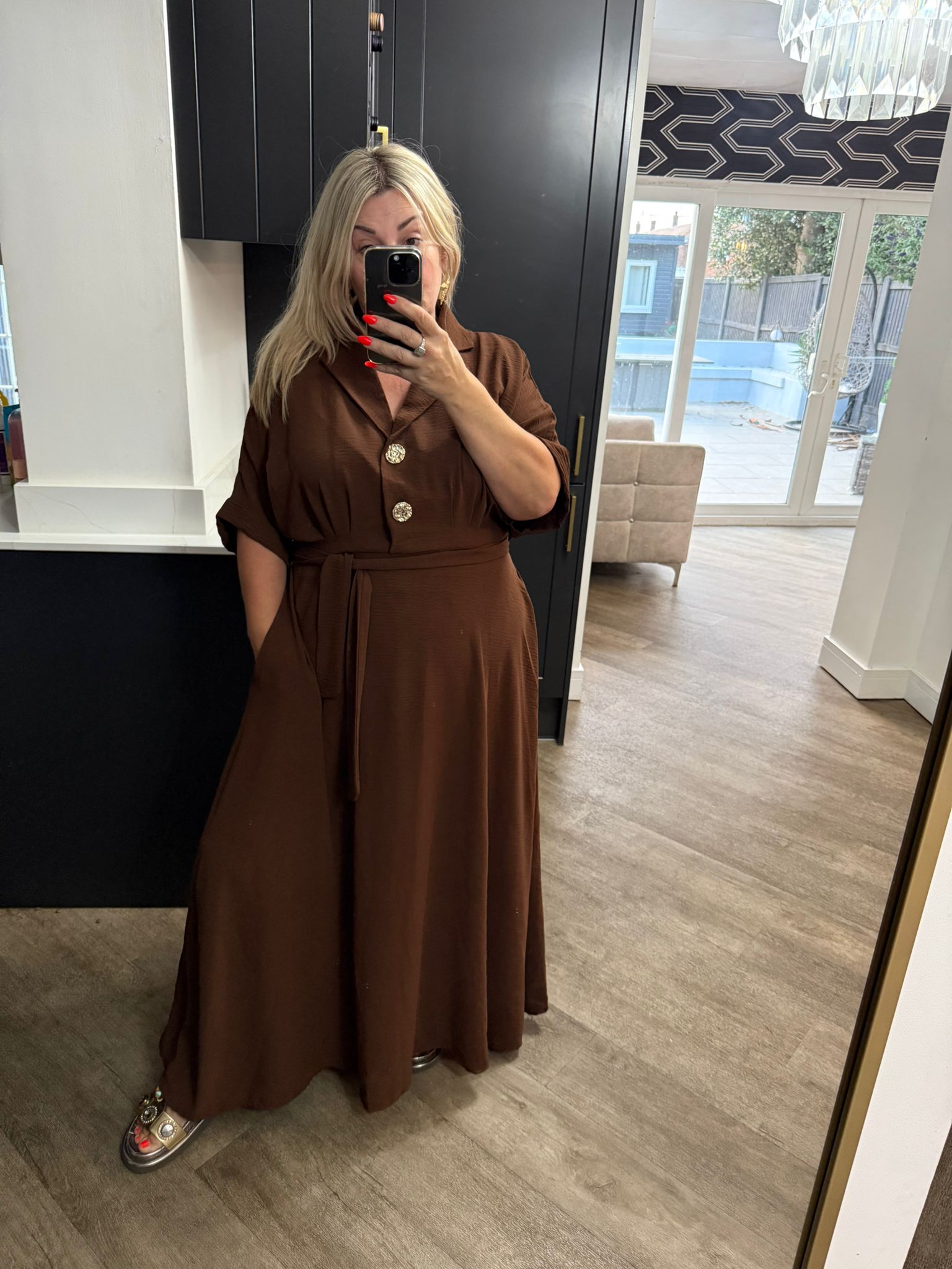 Casey tie up dress