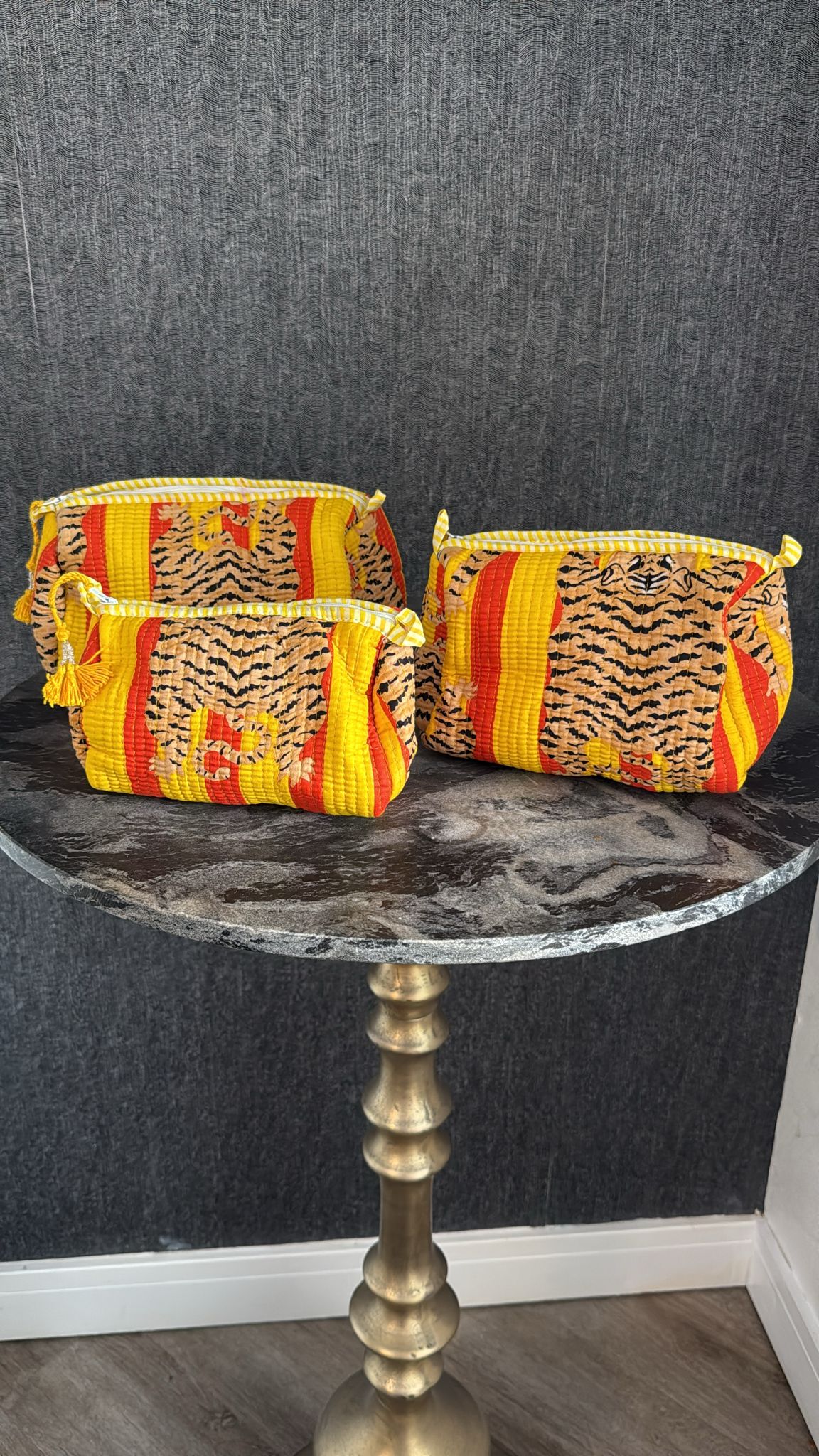 Boujee colourful triple small bag